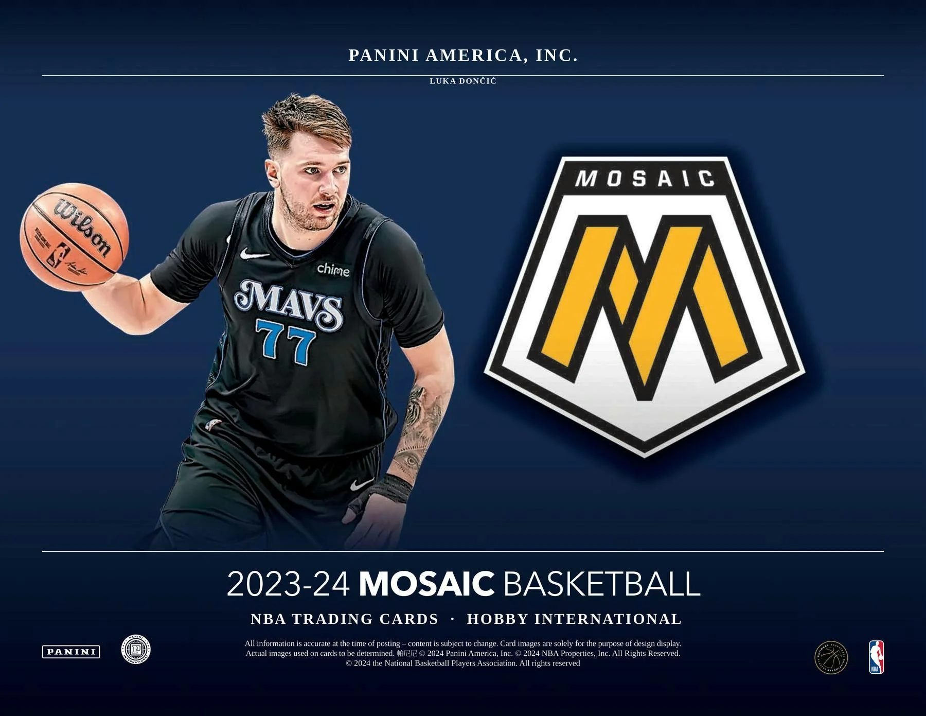 2023-24 Panini Mosaic Basketball International Hobby Box - Image 4