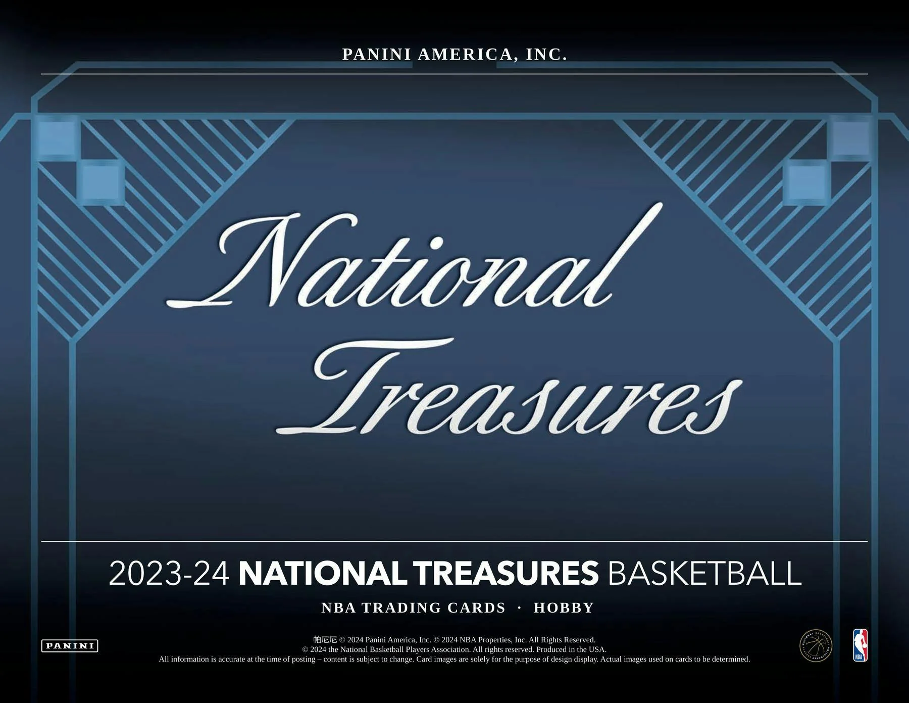 2023-24 Panini National Treasures NBA Basketball Hobby Box - Image 3