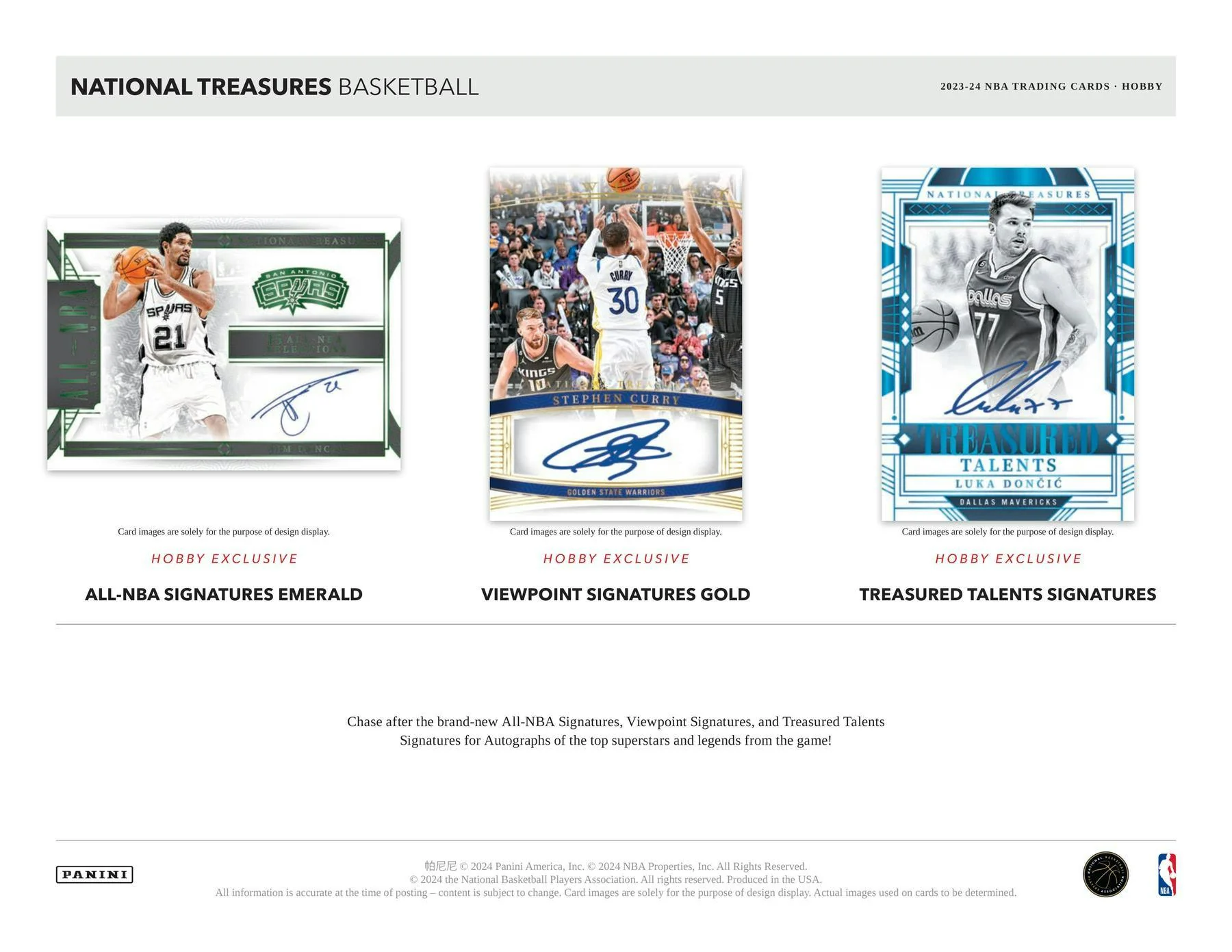 2023-24 Panini National Treasures NBA Basketball Hobby Box - Image 5