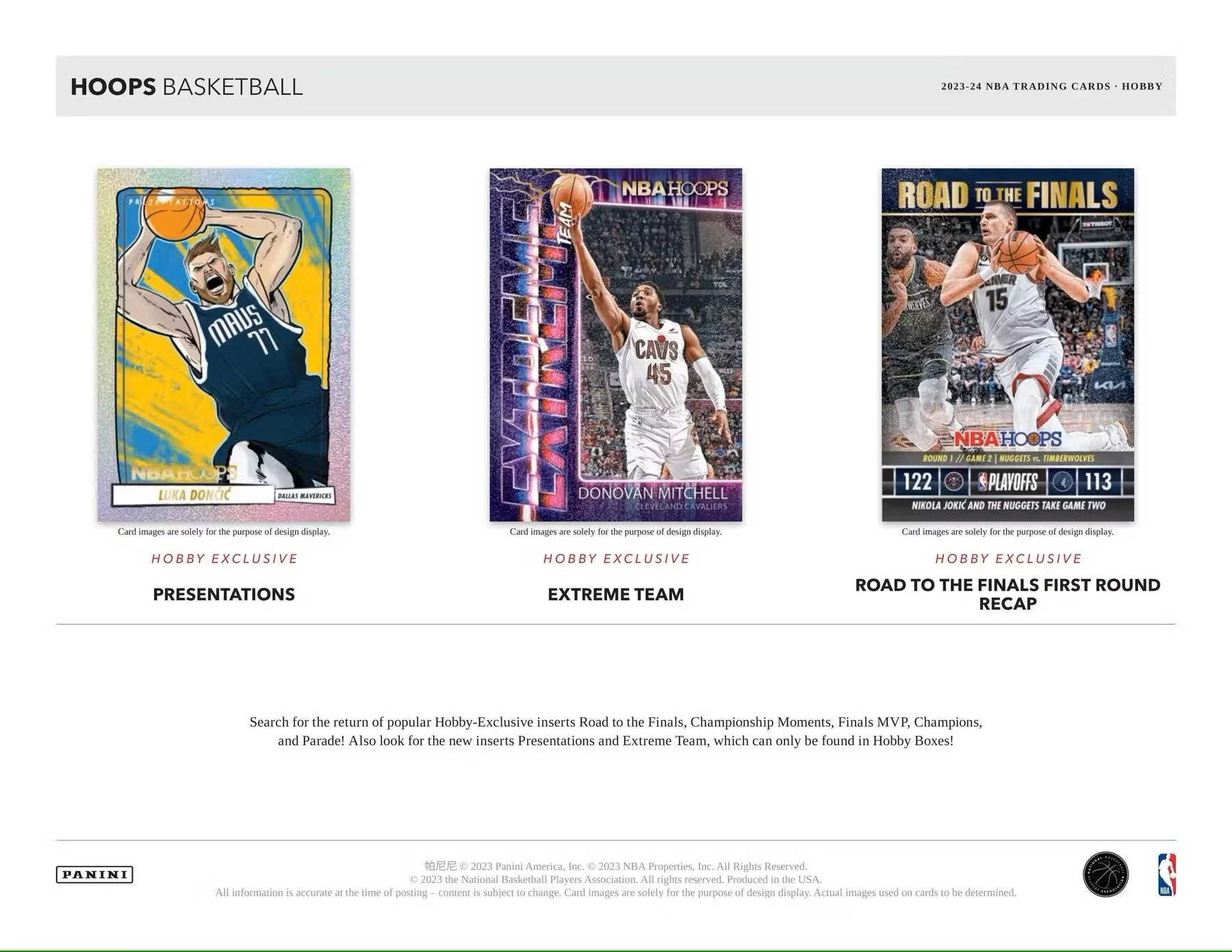 2023/24 Panini NBA Hoops Basketball Hobby Box - Image 7