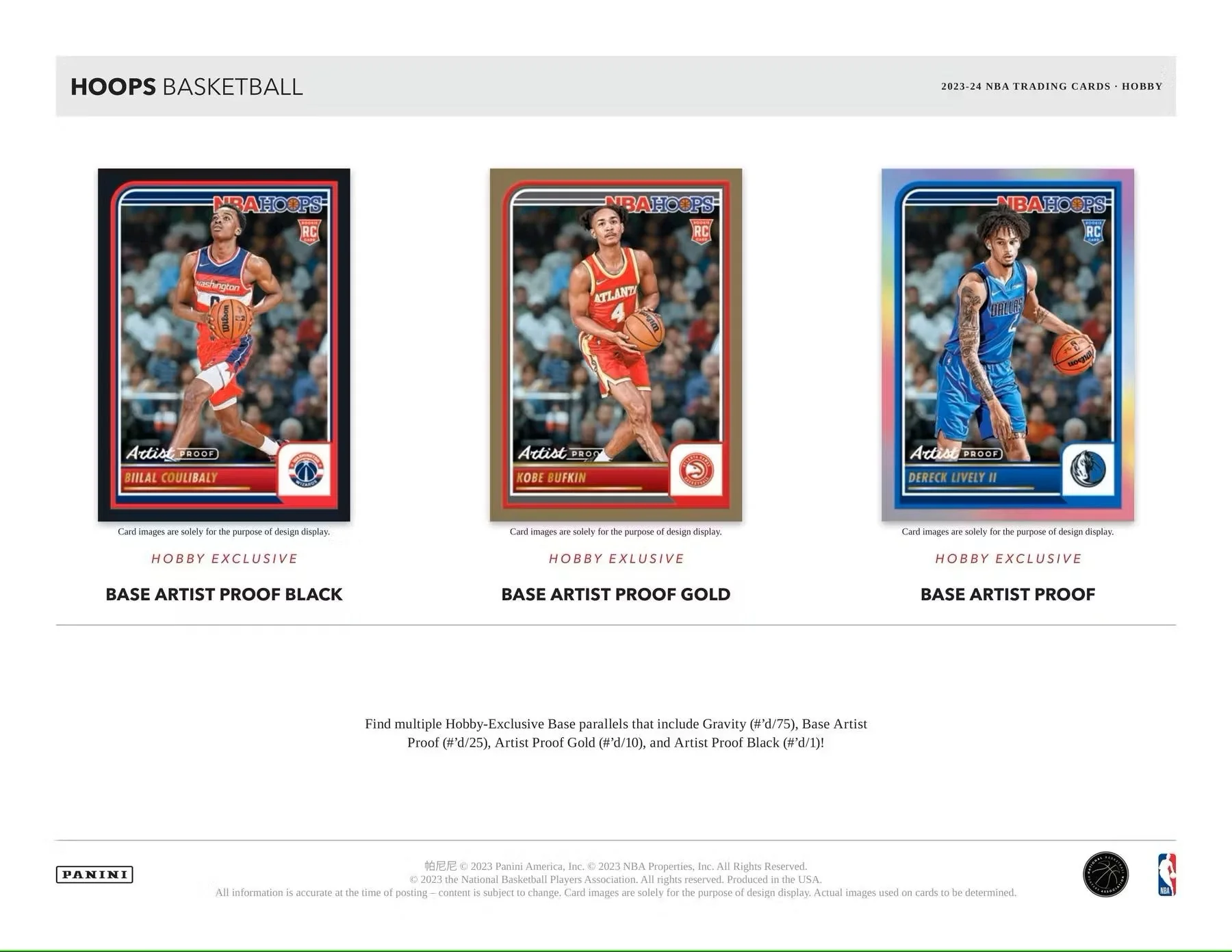 2023/24 Panini NBA Hoops Basketball Hobby Box - Image 8