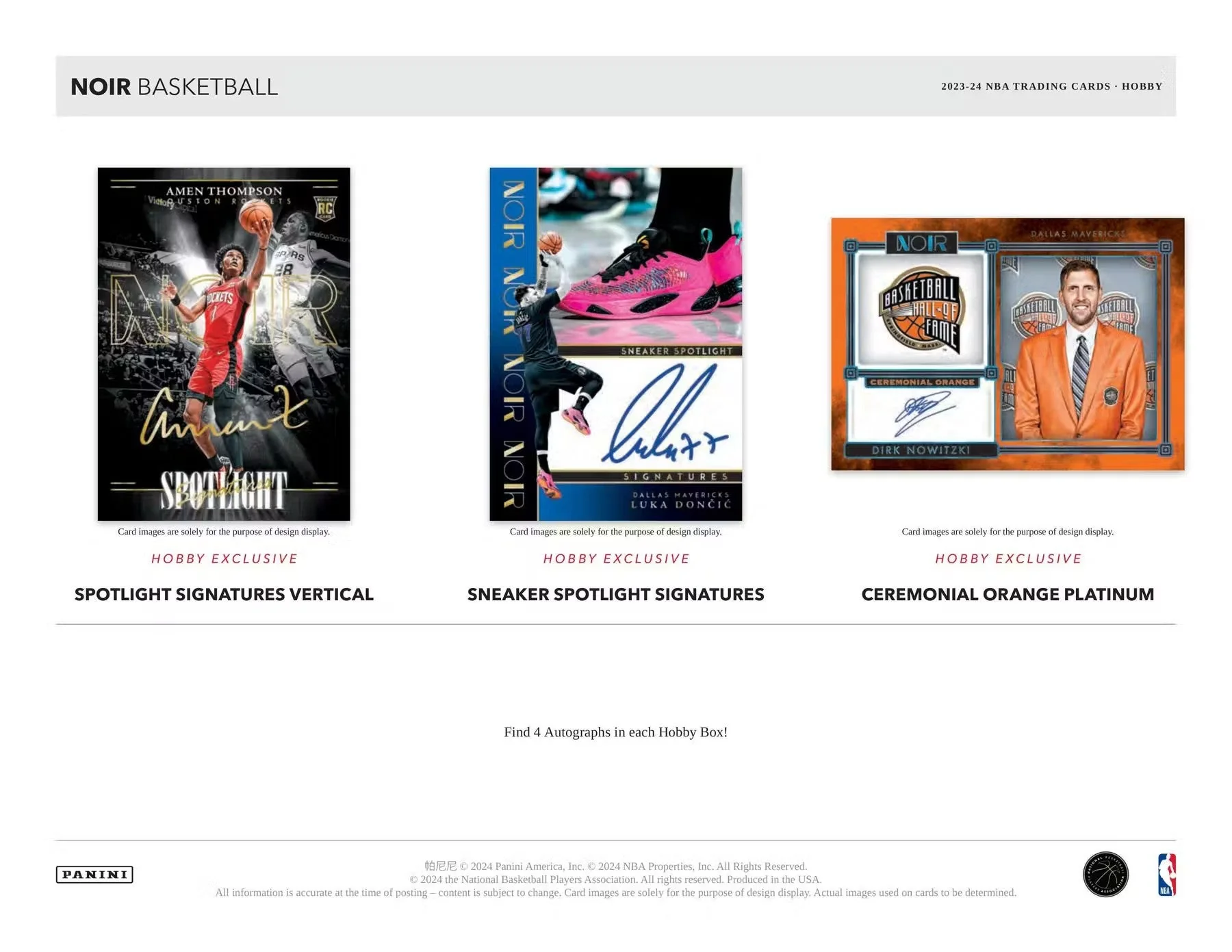 2023-24 Panini Noir Basketball Hobby Box - Image 6