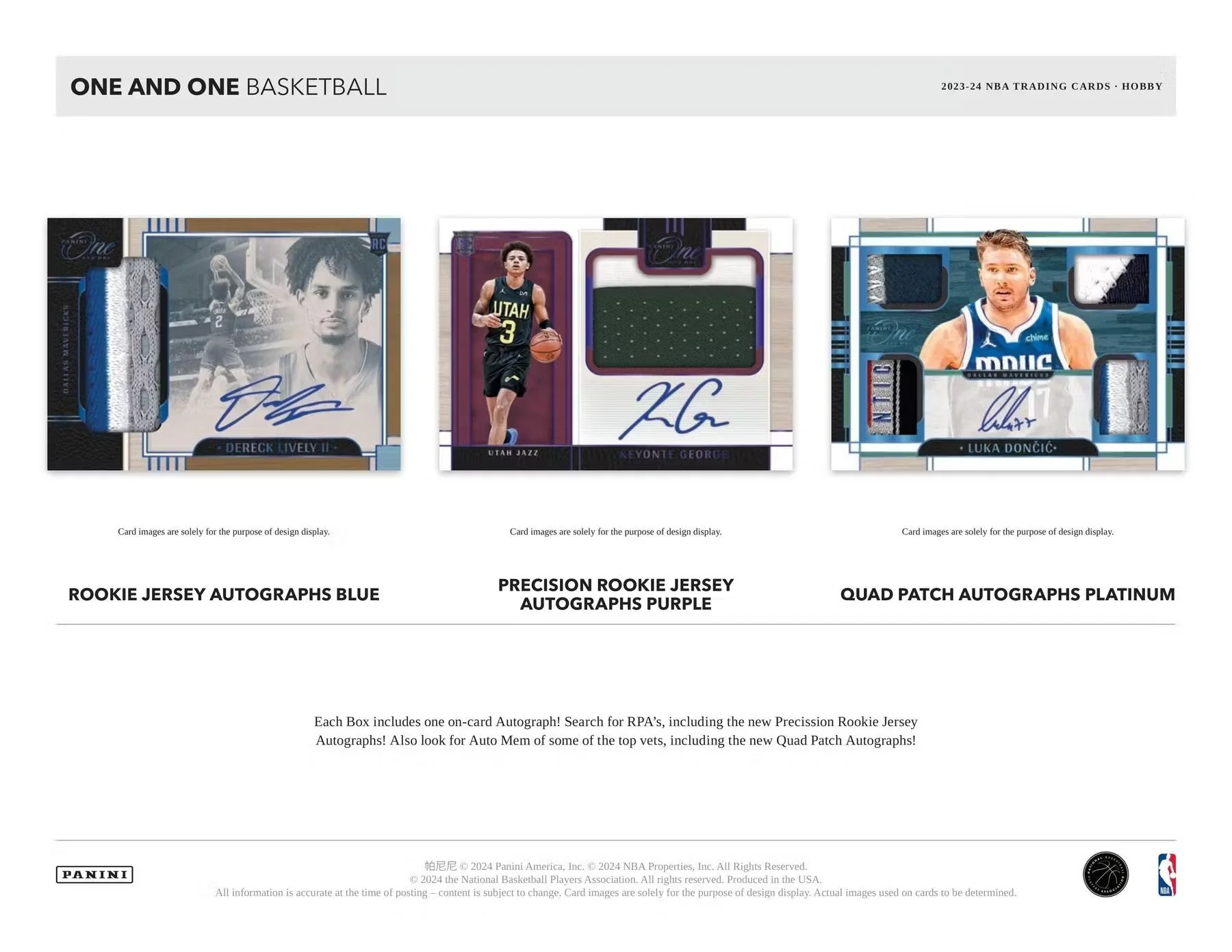 2023-24 Panini One and One Basketball Hobby Box - Image 5