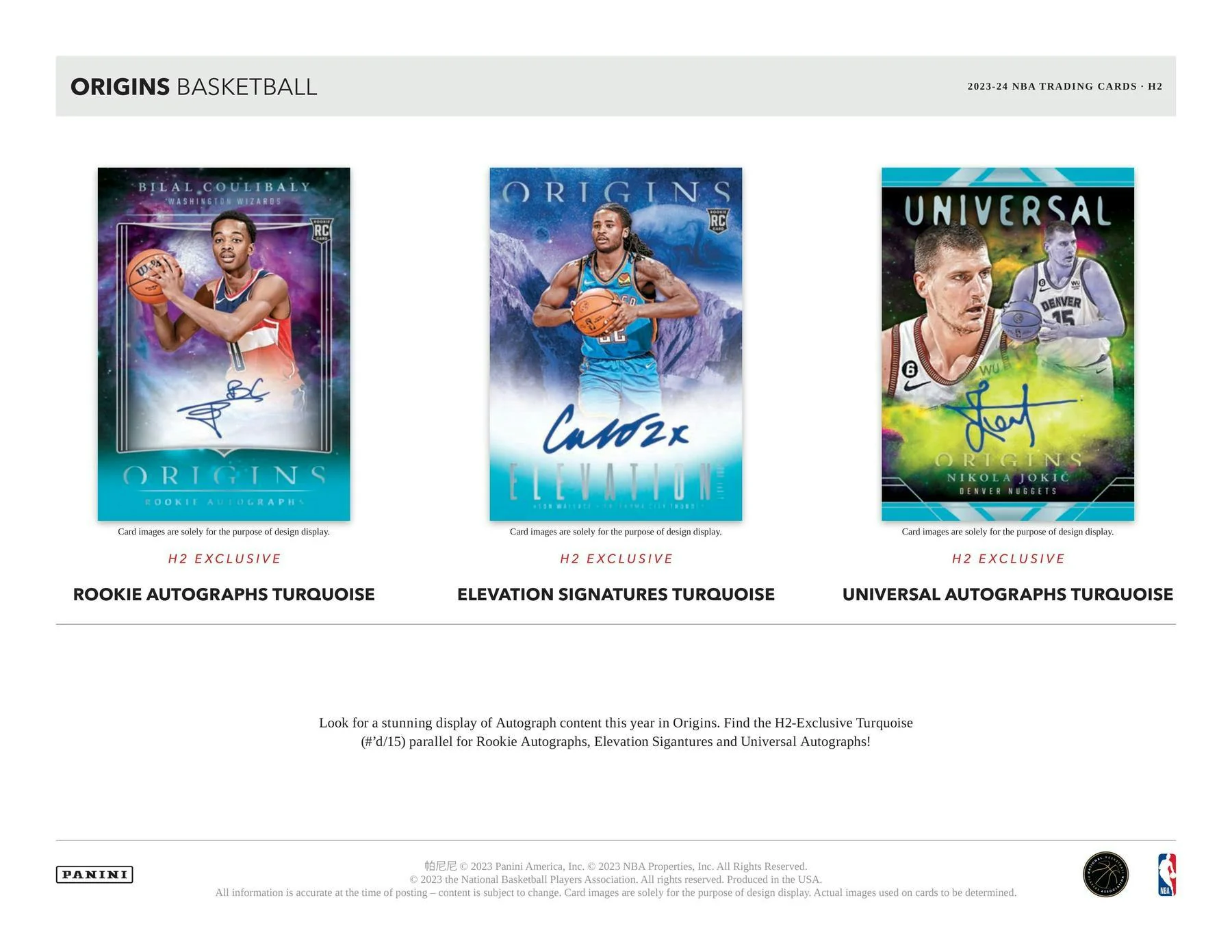 2023-24 Panini Origins Basketball H2 Box - Image 4