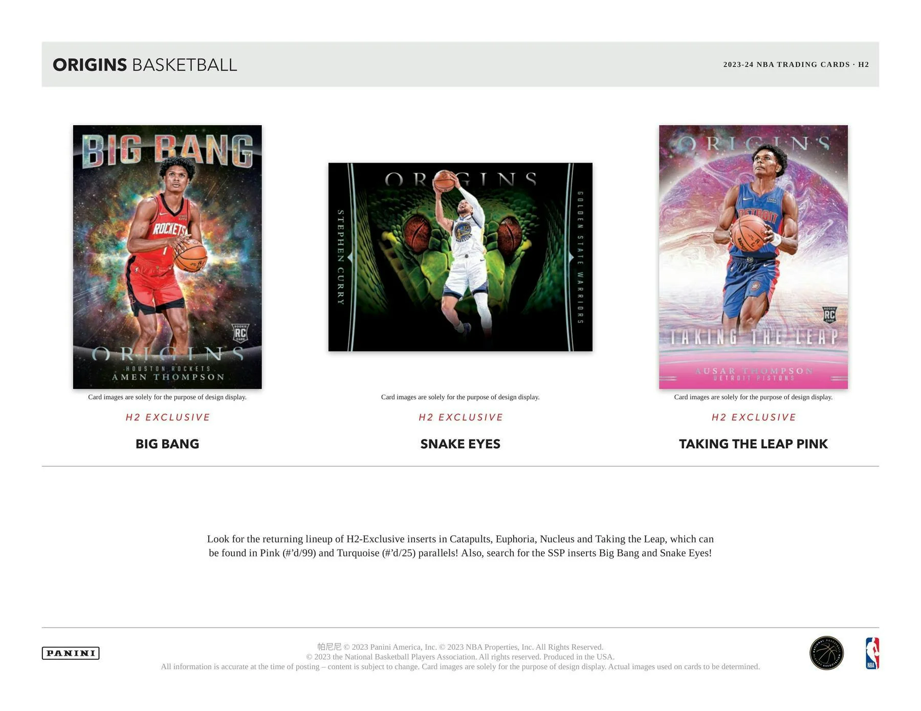 2023-24 Panini Origins Basketball H2 Box - Image 5