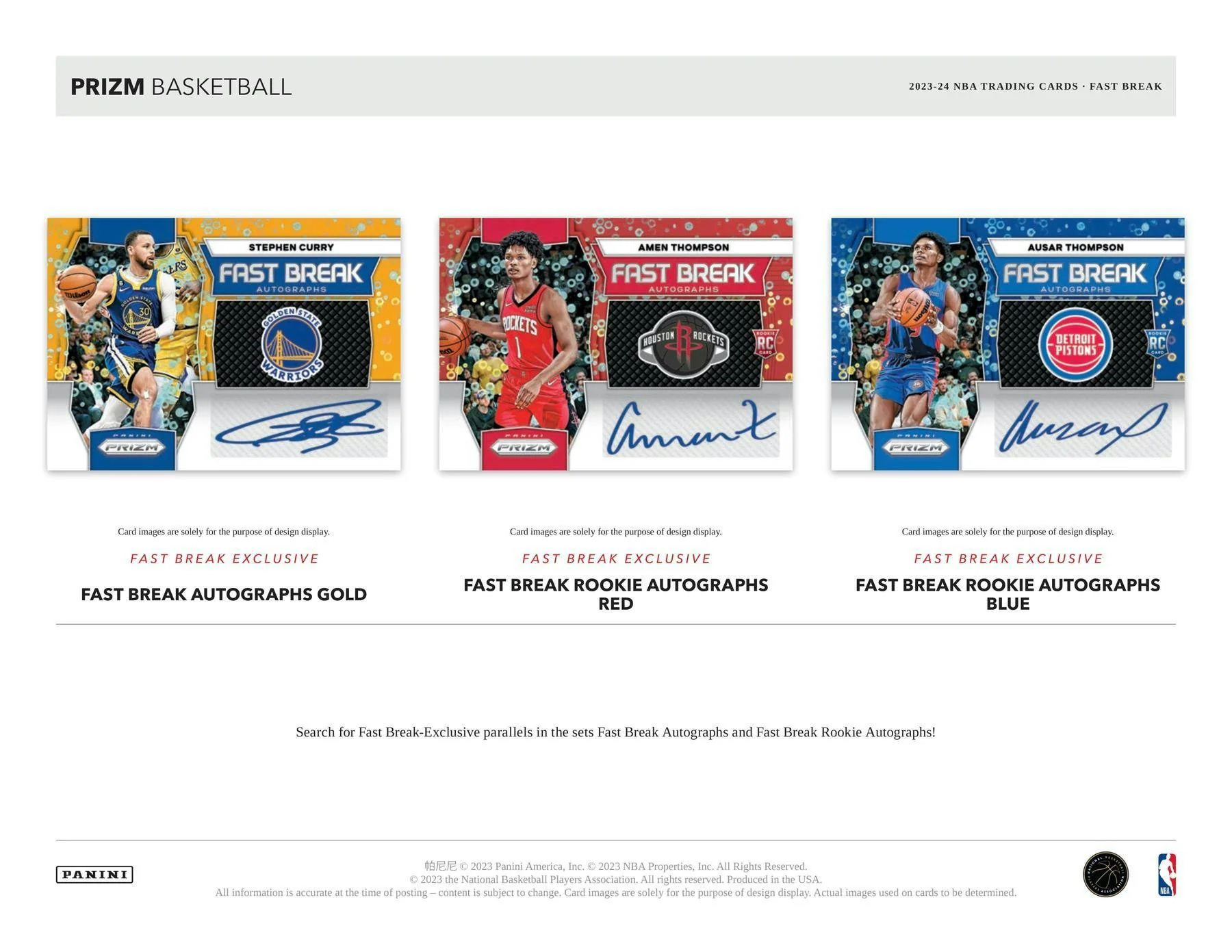2023-24 Panini Prizm Basketball Fast Break Box - Image 4