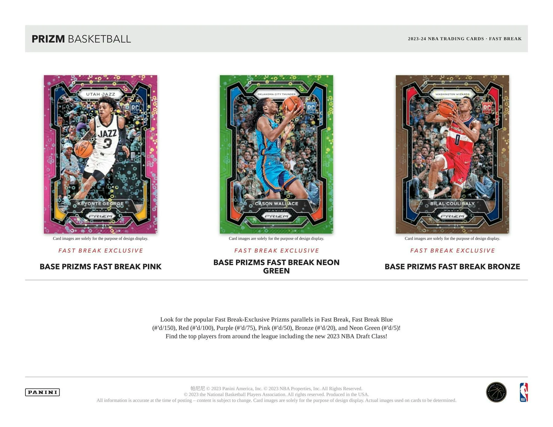 2023-24 Panini Prizm Basketball Fast Break Box - Image 5