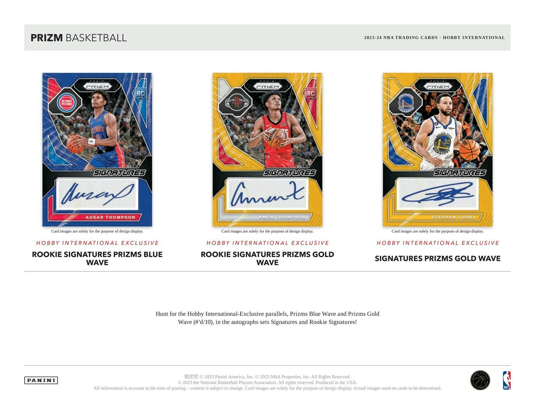 2023-24 Panini Prizm Basketball International Hobby Box - Image 5