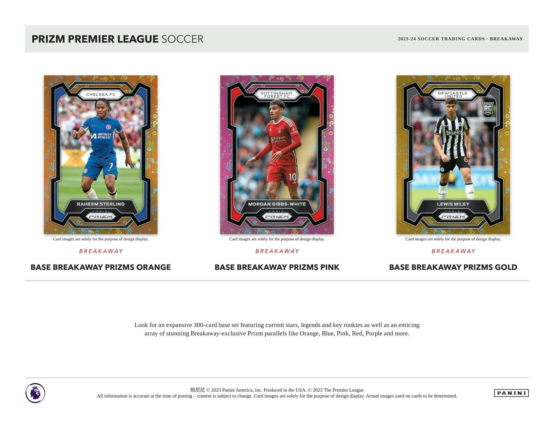2023-24 Panini Prizm Premier League EPL Breakaway Soccer - Image 4