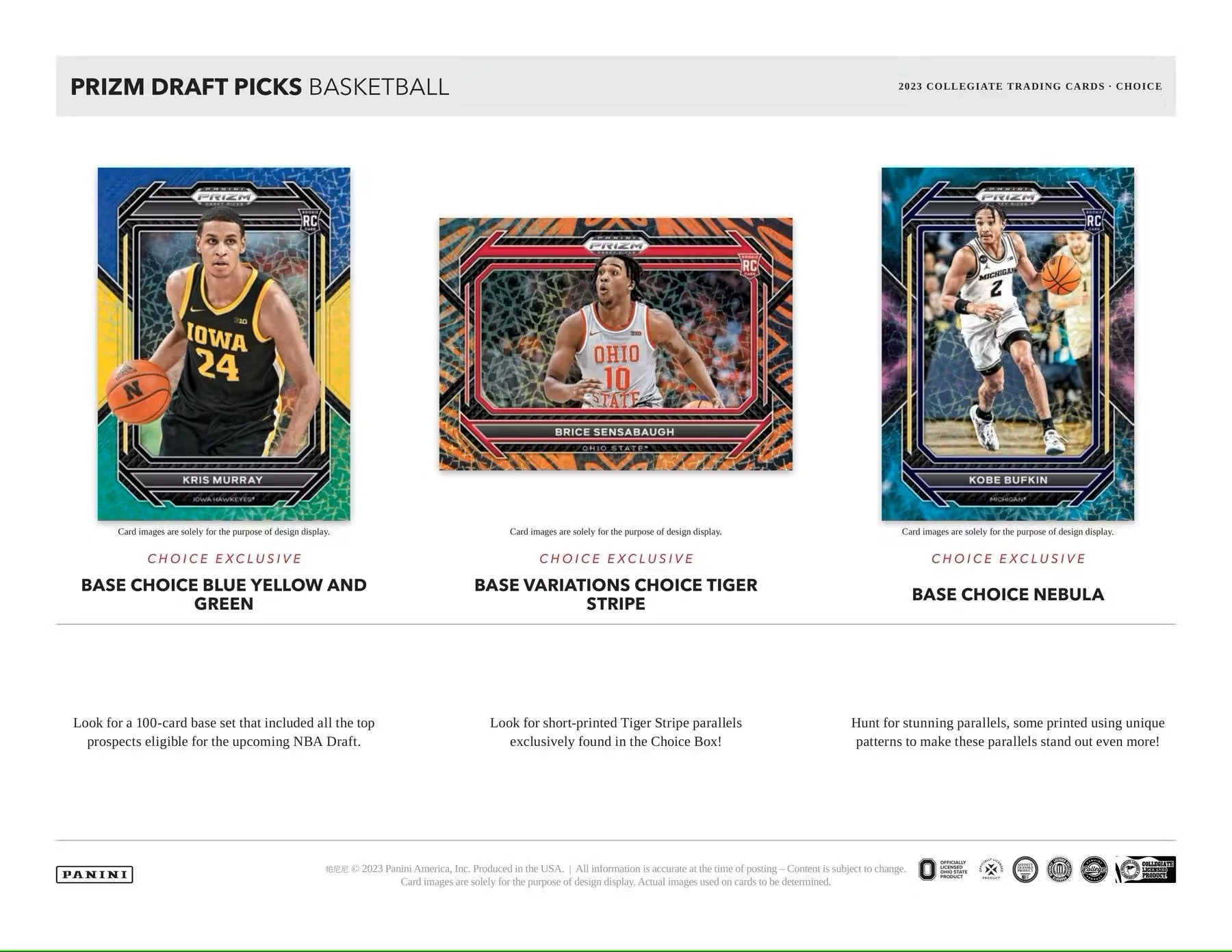 2023/24 Panini Prizm Draft Picks Basketball Choice Box - Image 3