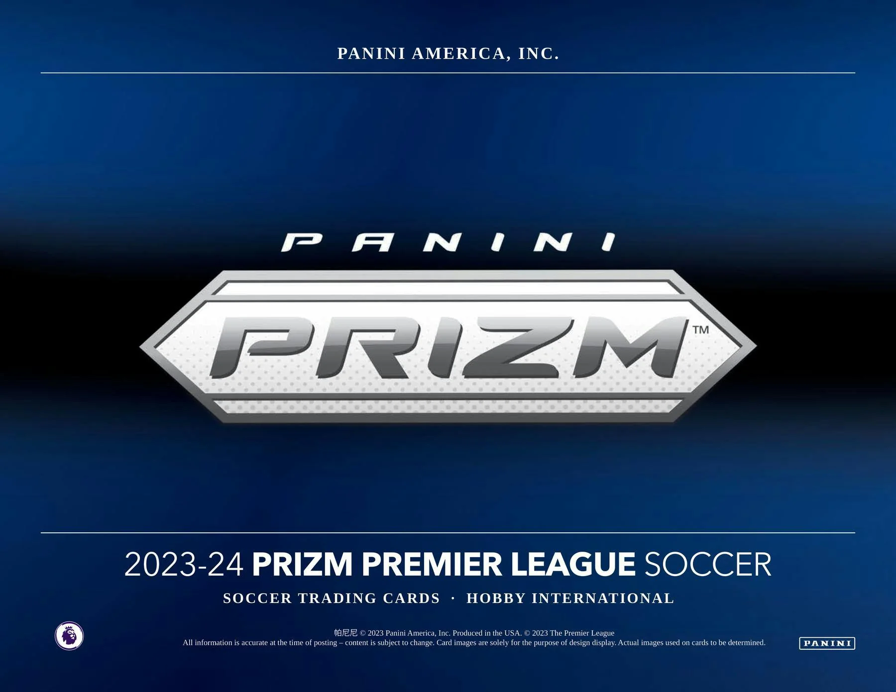 2023-24 Panini Prizm Premier League EPL Soccer International Hobby Box - Image 2