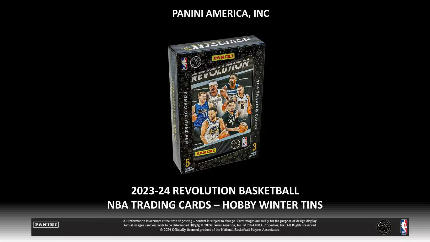 2023-24 Panini Revolution Basketball Winter Tin - Image 3