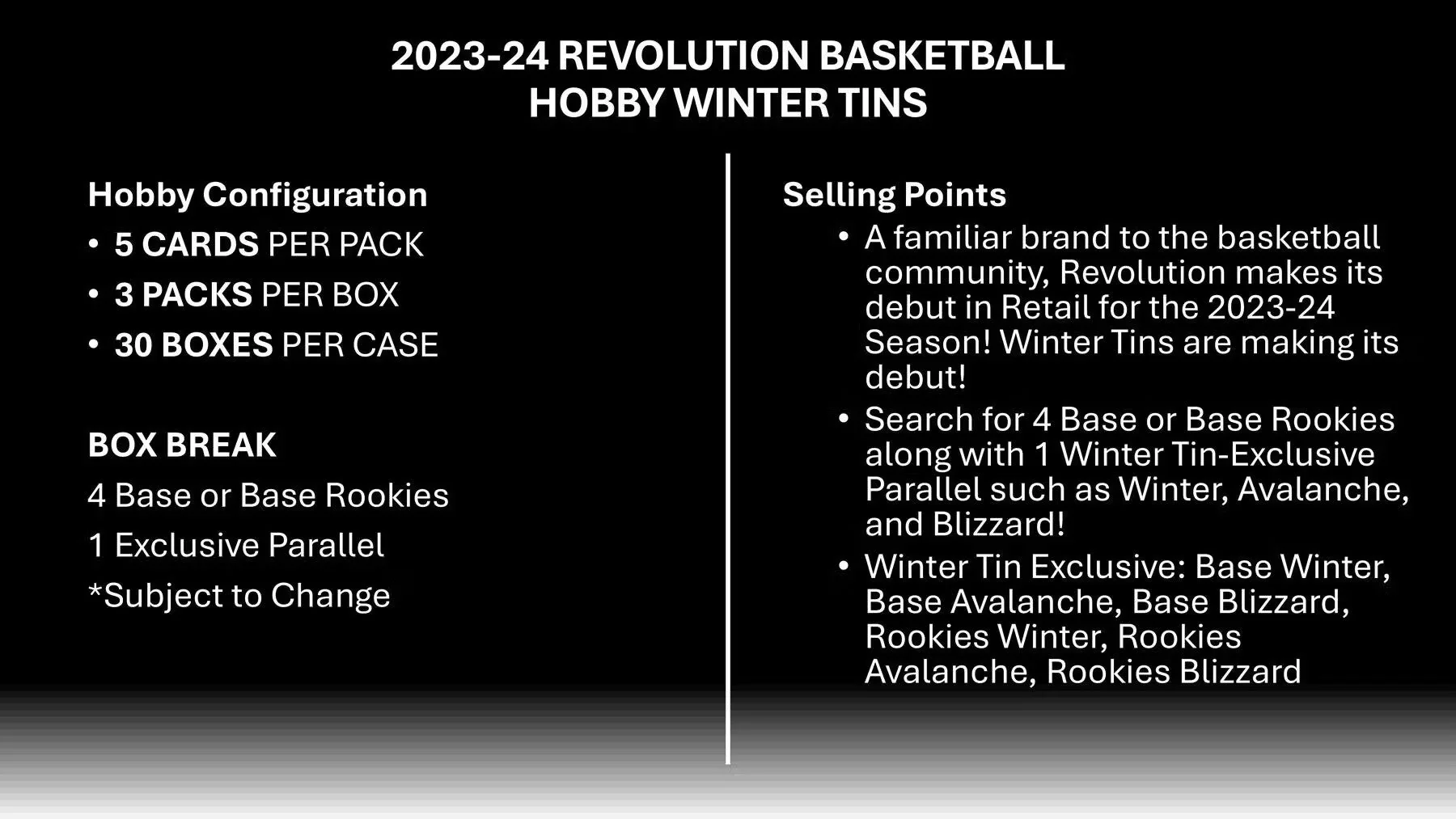 2023-24 Panini Revolution Basketball Winter Tin - Image 5