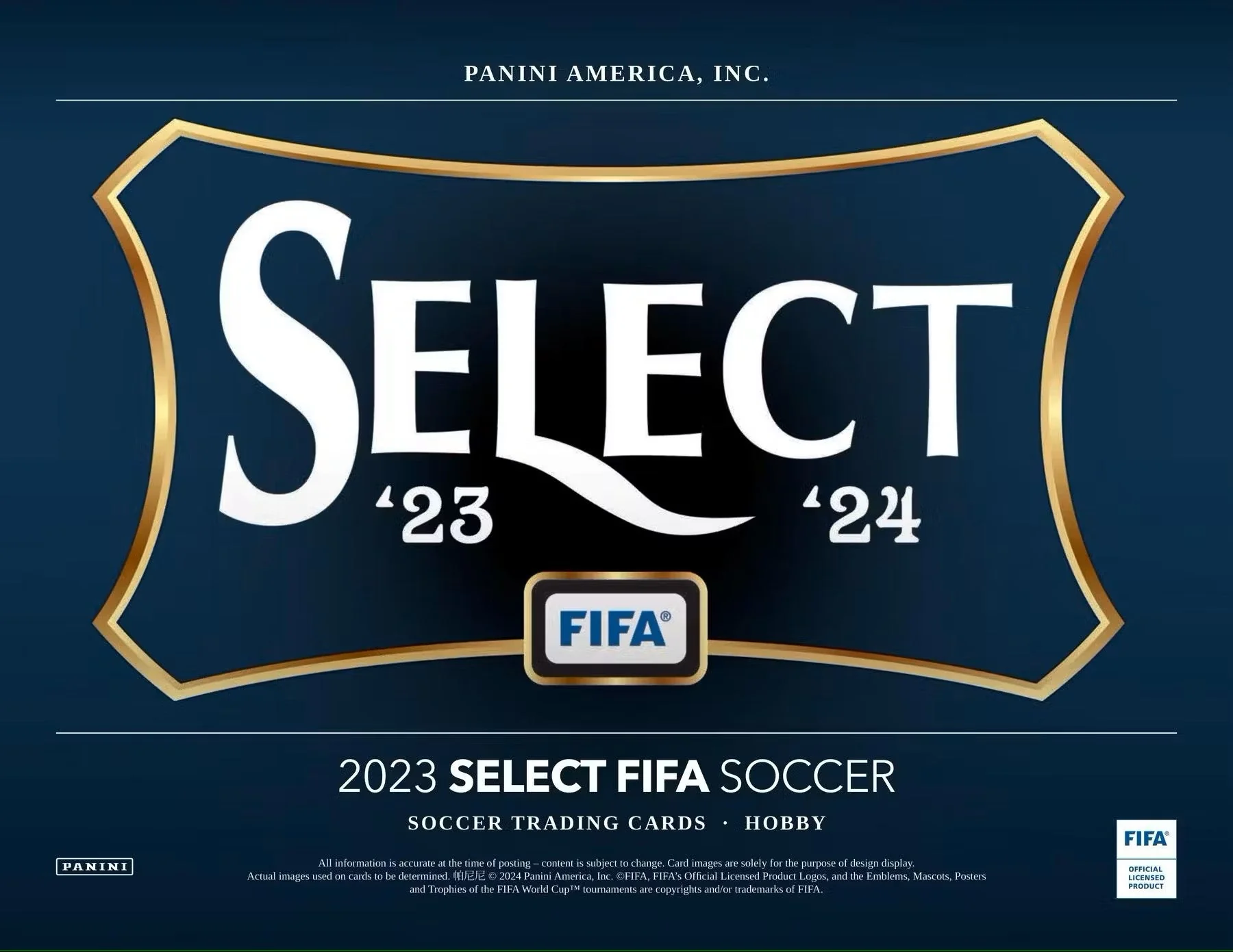 2023-24 Panini Select FIFA Soccer Hobby Box - Image 3