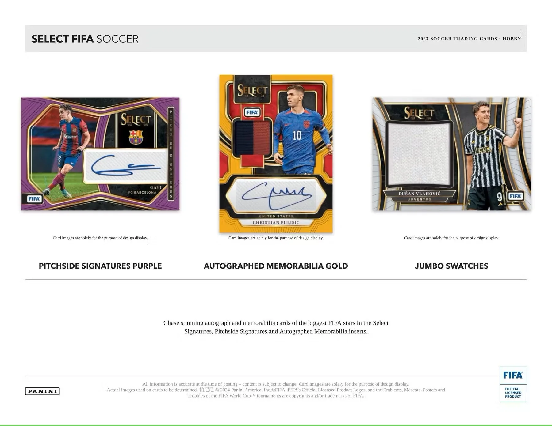 2023-24 Panini Select FIFA Soccer Hobby Box - Image 5