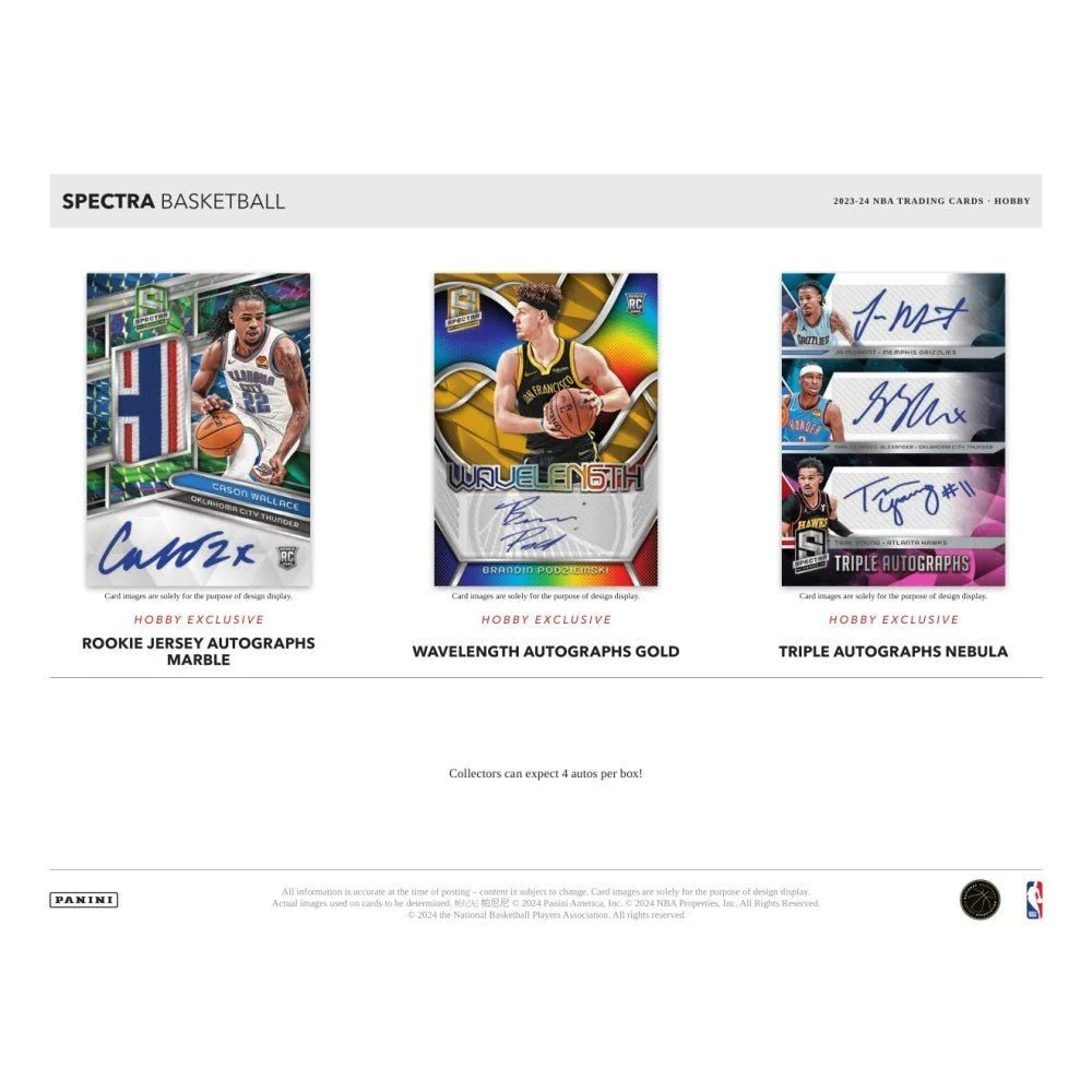 2023-24 Panini Spectra Basketball Hobby Box - Image 2
