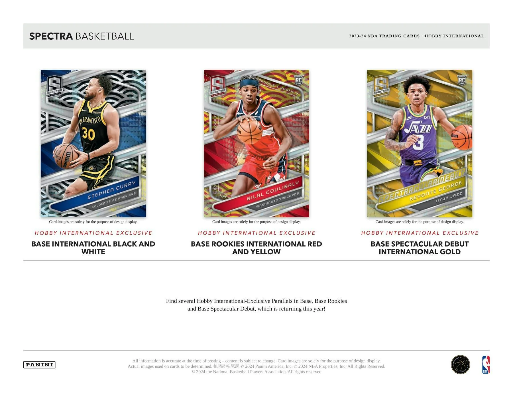 2023-24 Panini Spectra Basketball International Hobby Box - Image 4