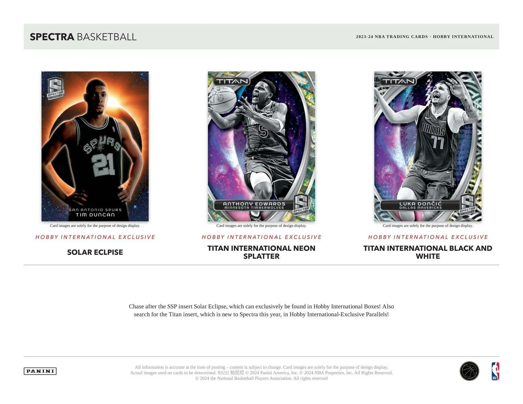 2023-24 Panini Spectra Basketball International Hobby Box - Image 5