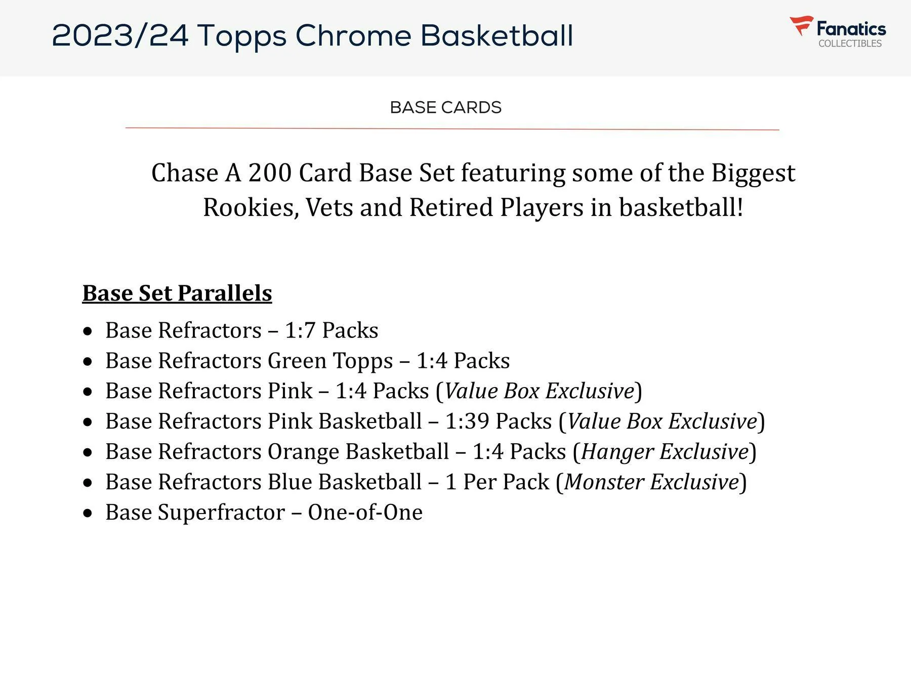 2023-24 Topps Chrome Basketball Monster Mega Box - Image 5