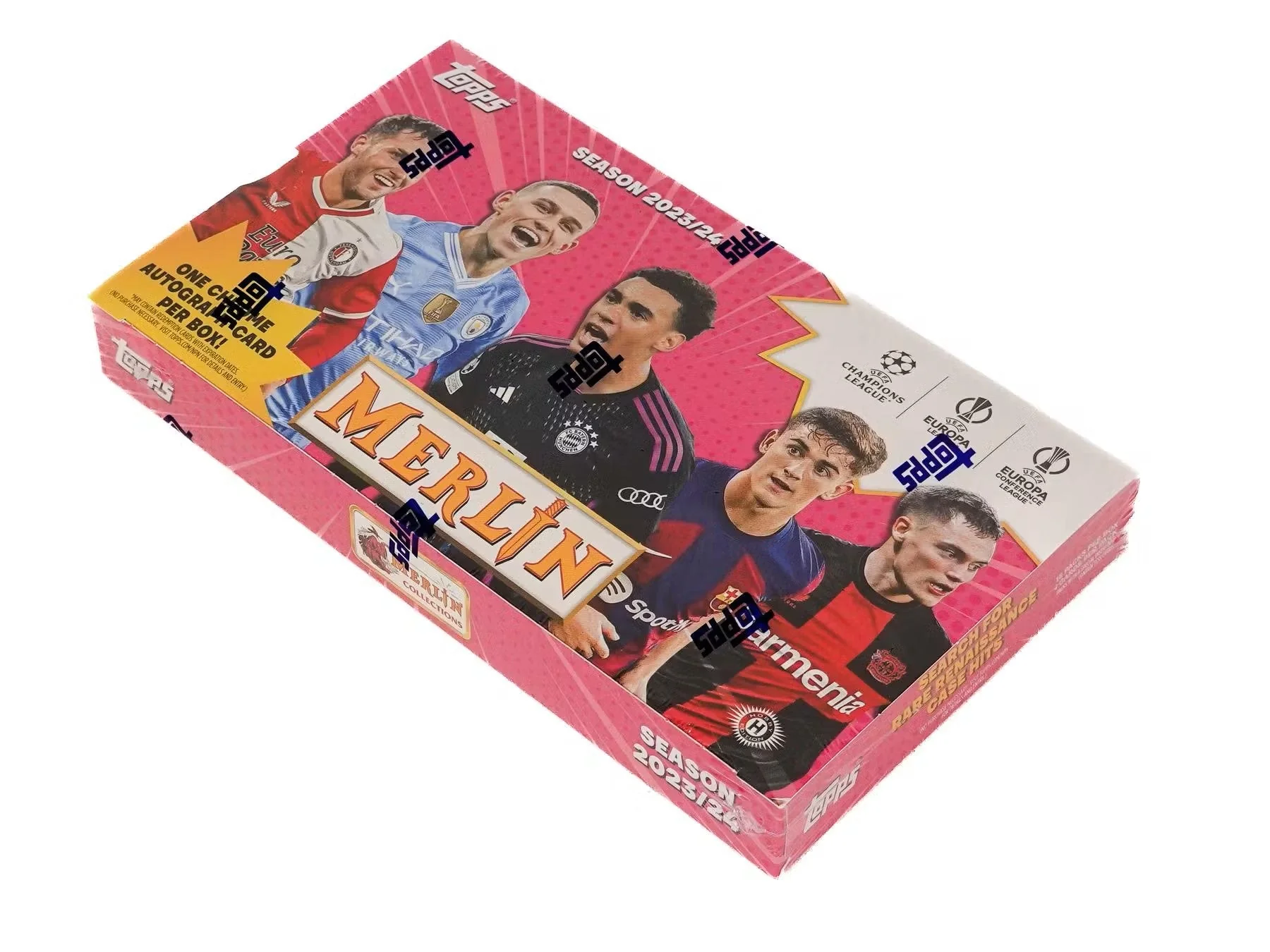 2023-24 Topps Chrome Merlin UEFA Club Competitions Soccer Hobby Box - Image 2
