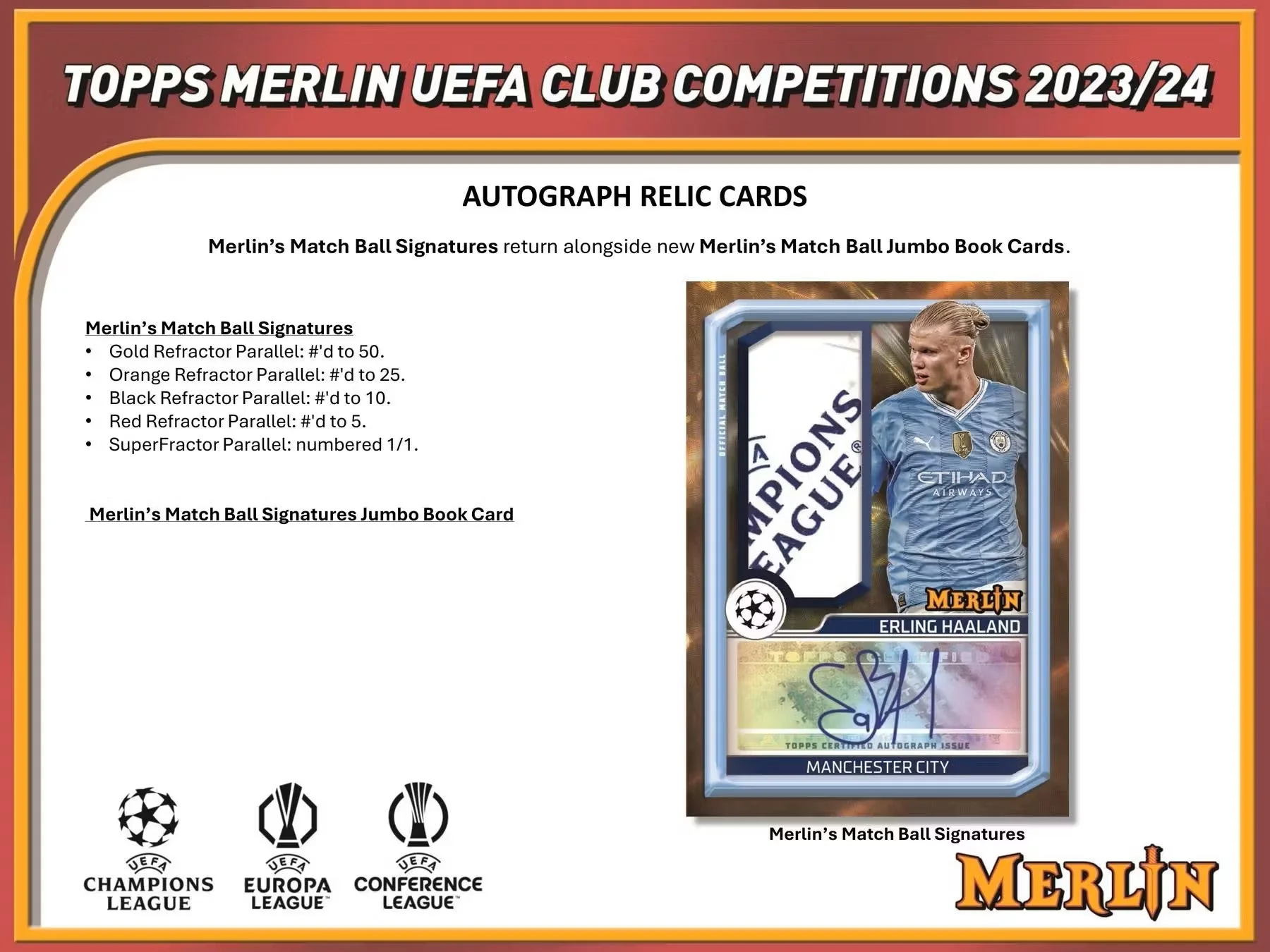 2023-24 Topps Chrome Merlin UEFA Club Competitions Soccer Hobby Box - Image 7