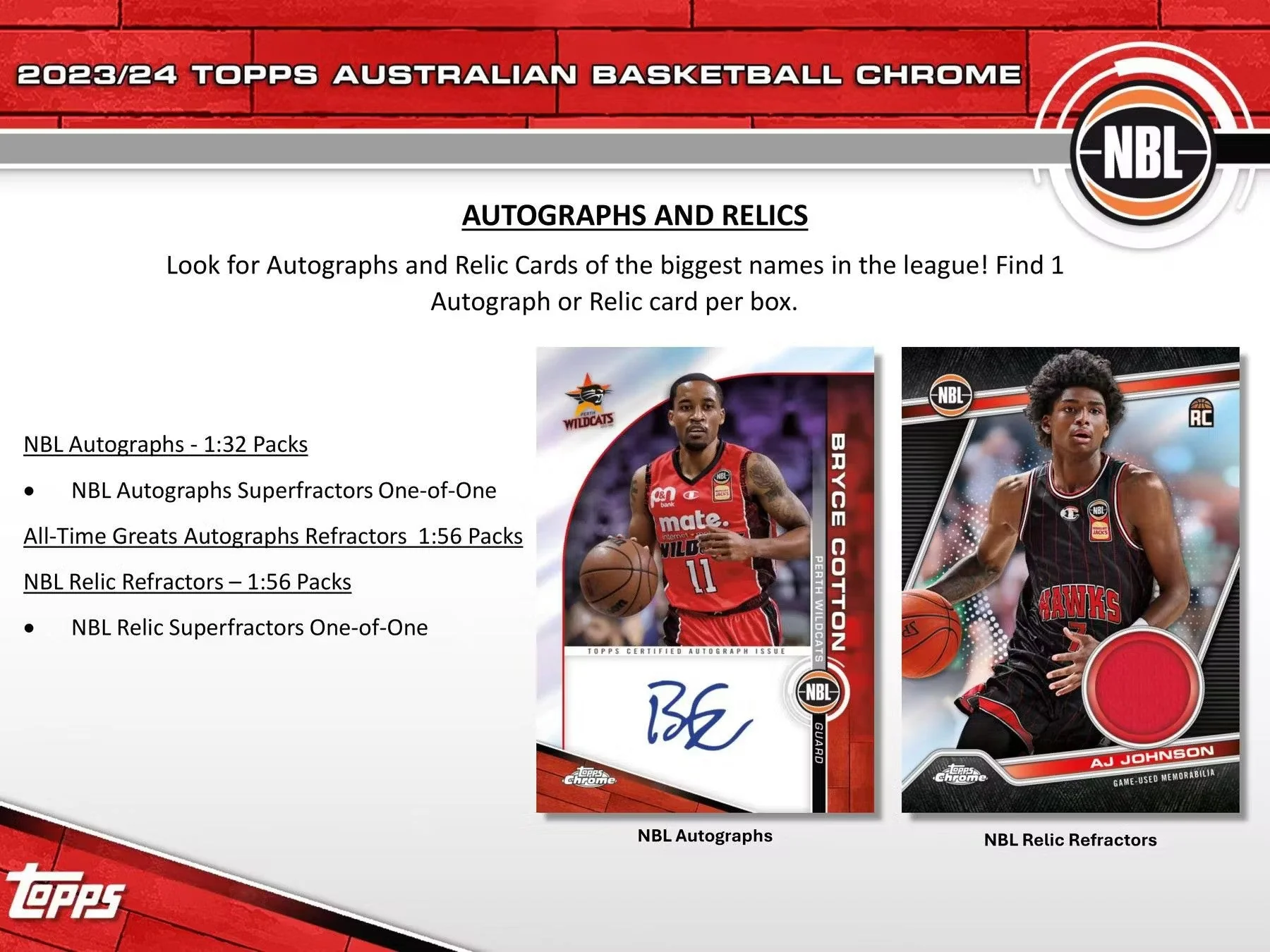 2023-24 Topps Chrome NBL Australian Basketball Hobby Box - Image 5