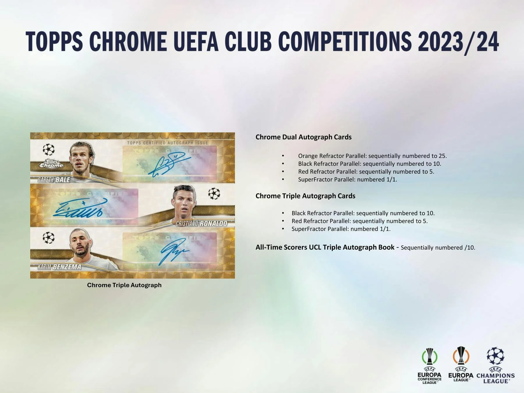 2023-24 Topps Chrome UEFA Club Competitions Soccer 7-Pack Blaster Box - Image 10