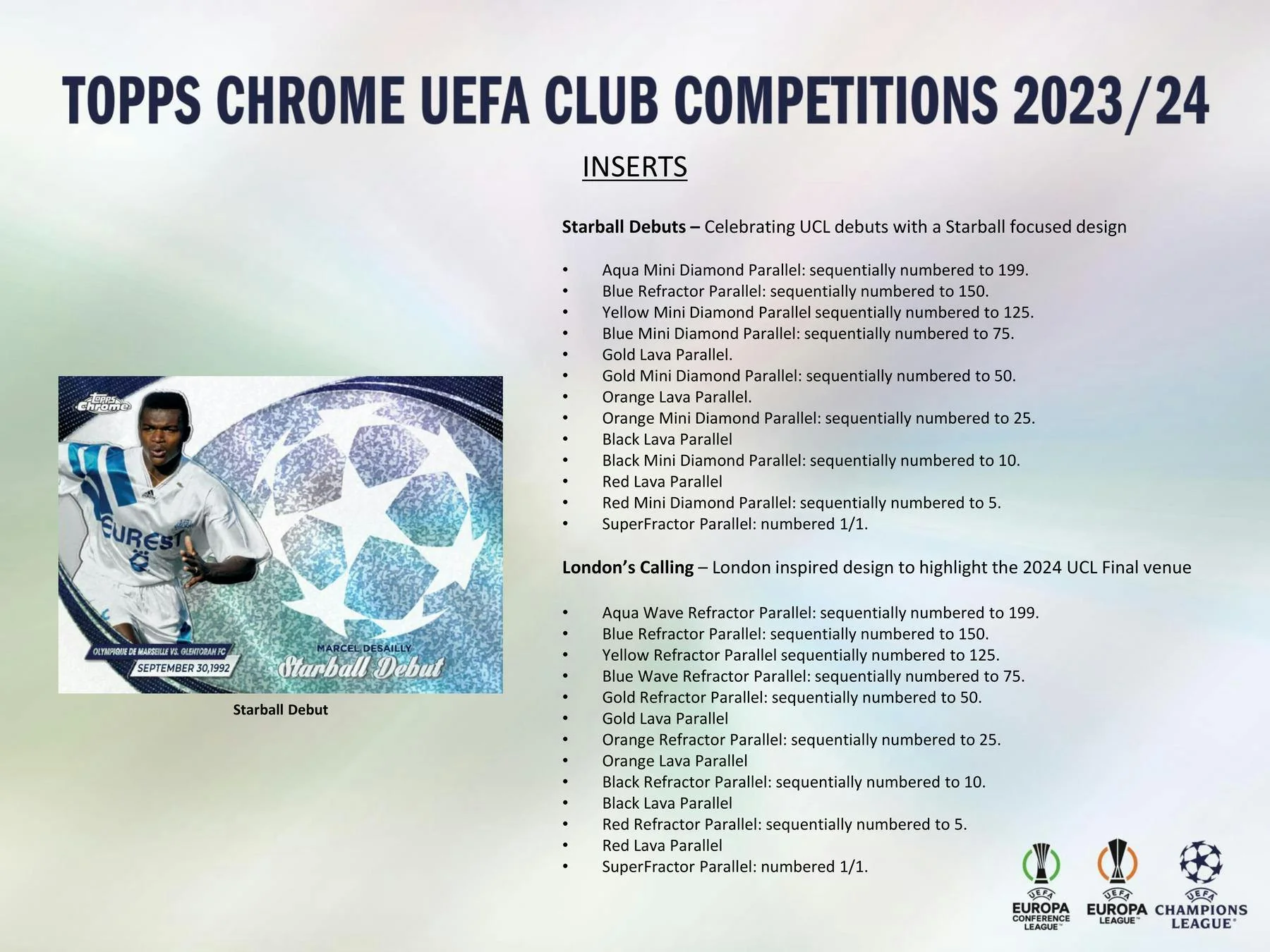 2023-24 Topps Chrome UEFA Club Competitions Soccer 7-Pack Blaster Box - Image 5