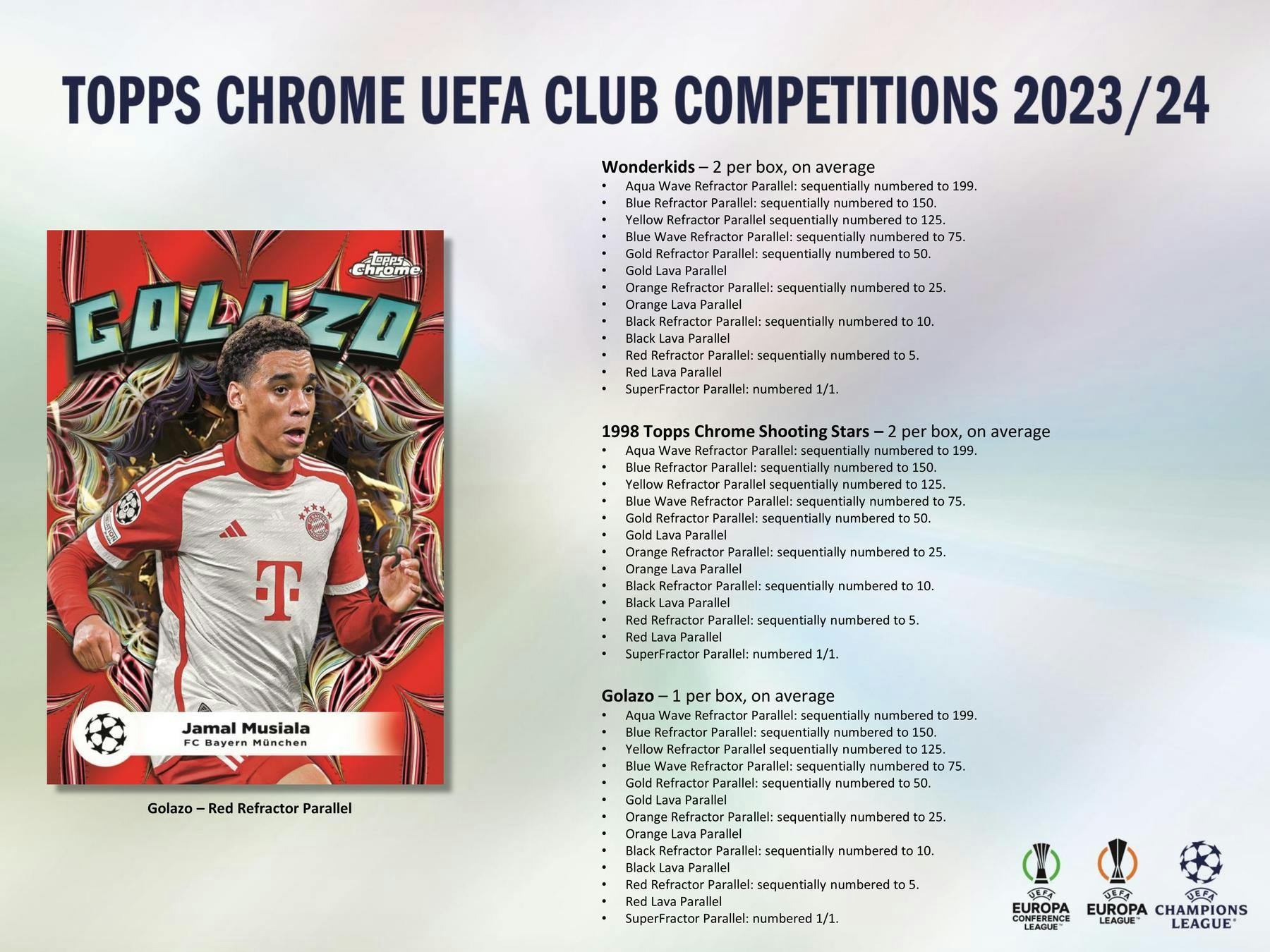 2023-24 Topps Chrome UEFA Club Competitions Soccer 7-Pack Blaster Box - Image 6