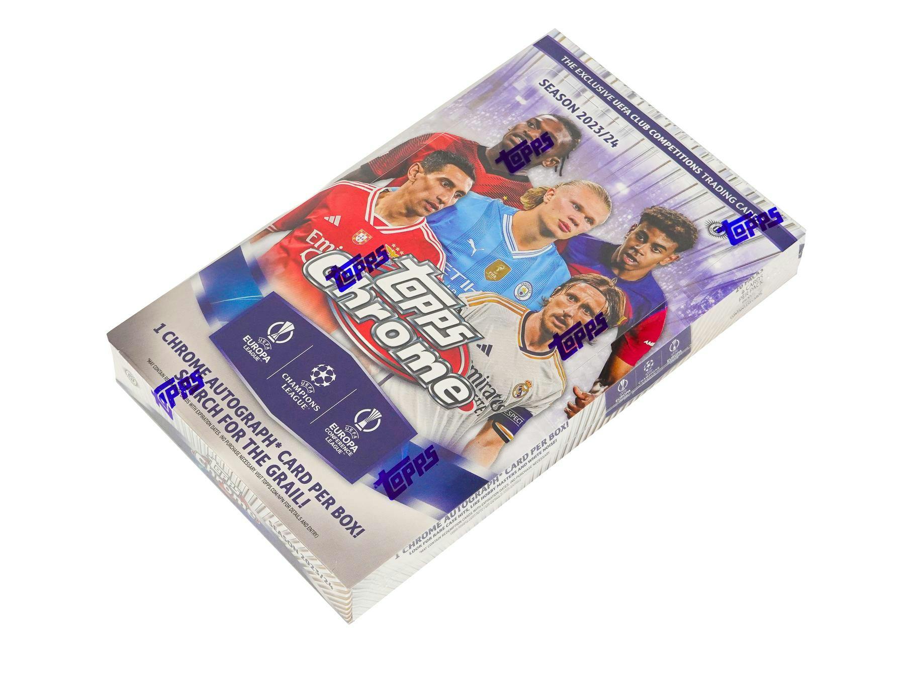 2023-24 Topps Chrome UEFA Club Competitions Soccer Hobby Box - Image 2