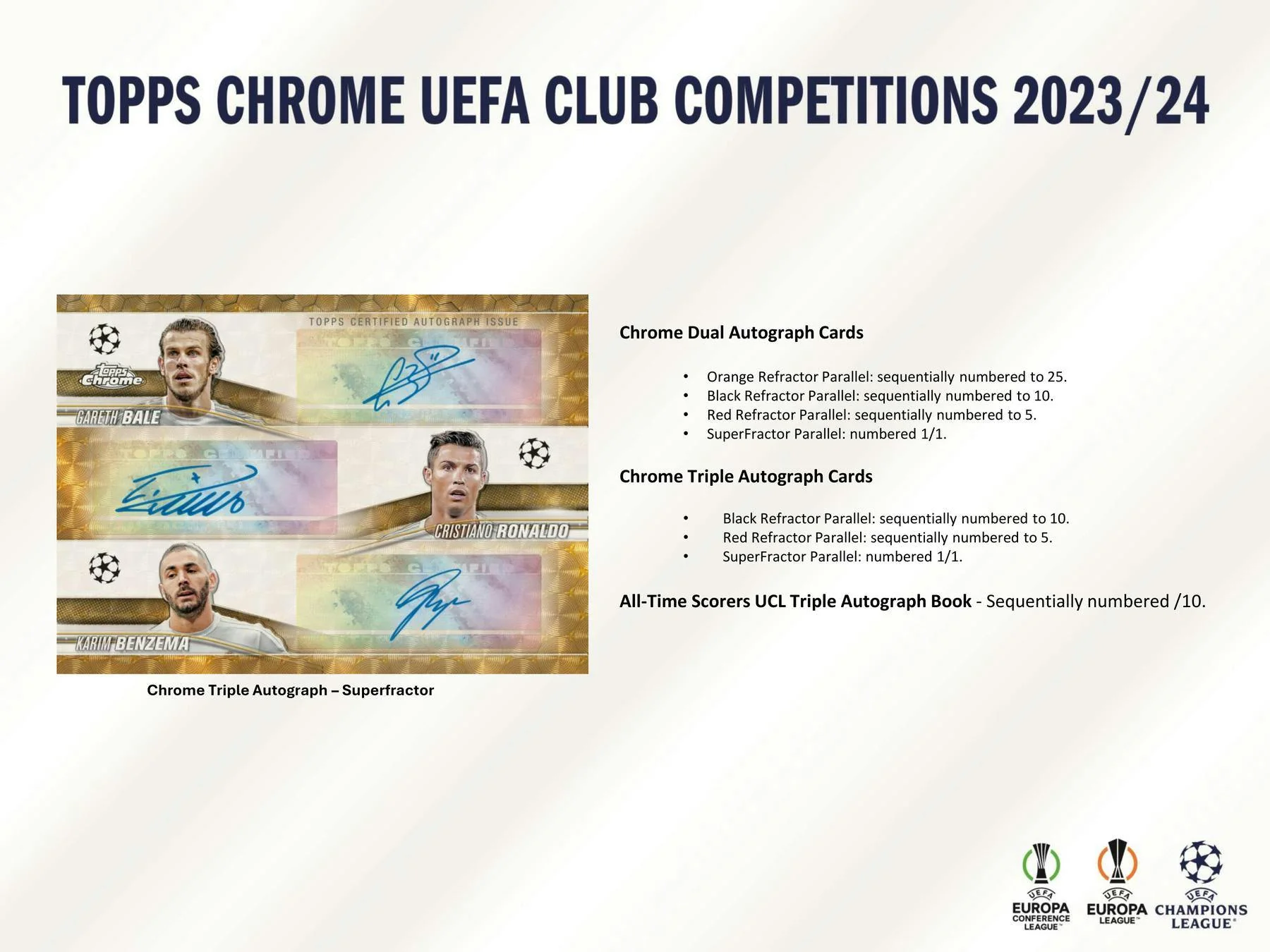2023-24 Topps Chrome UEFA Club Competitions Soccer Hobby Jumbo Box - Image 10