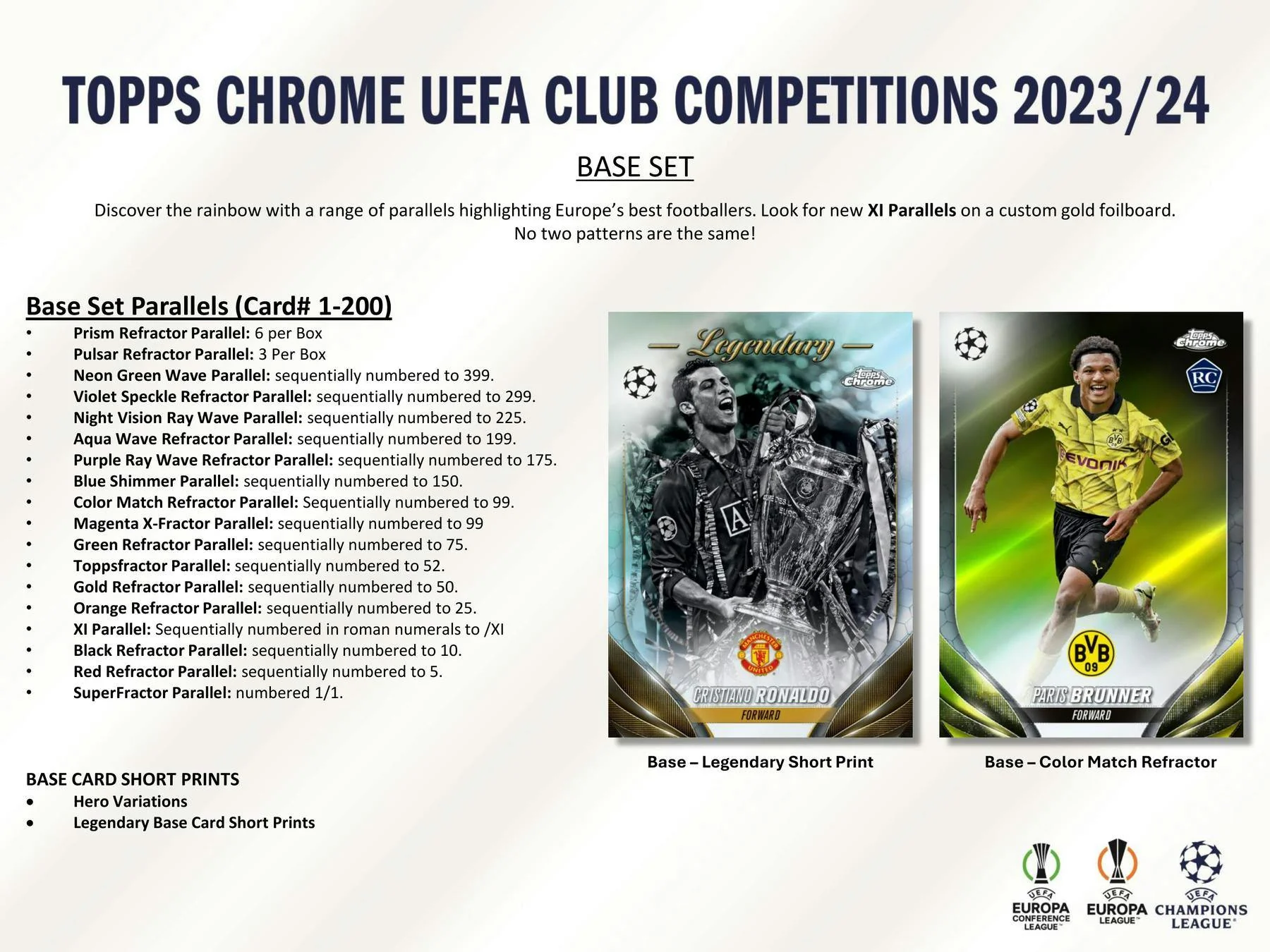 2023-24 Topps Chrome UEFA Club Competitions Soccer Hobby Jumbo Box - Image 4