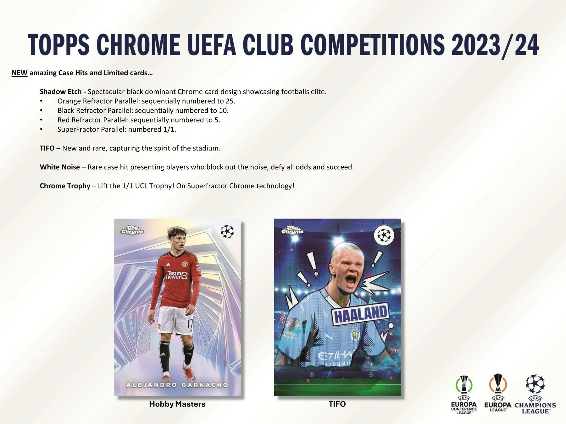 2023-24 Topps Chrome UEFA Club Competitions Soccer Hobby Jumbo Box - Image 7
