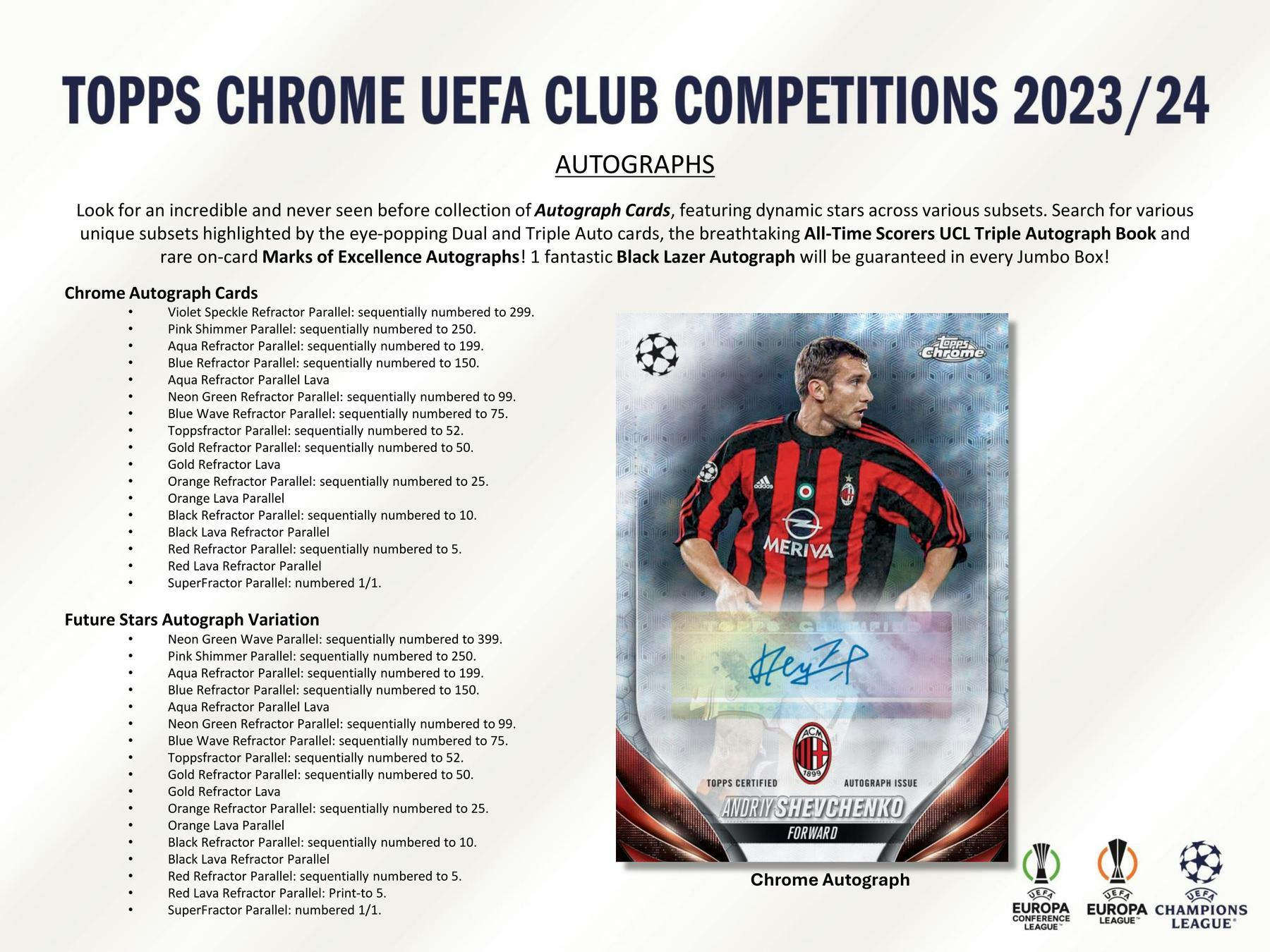 2023-24 Topps Chrome UEFA Club Competitions Soccer Hobby Jumbo Box - Image 8