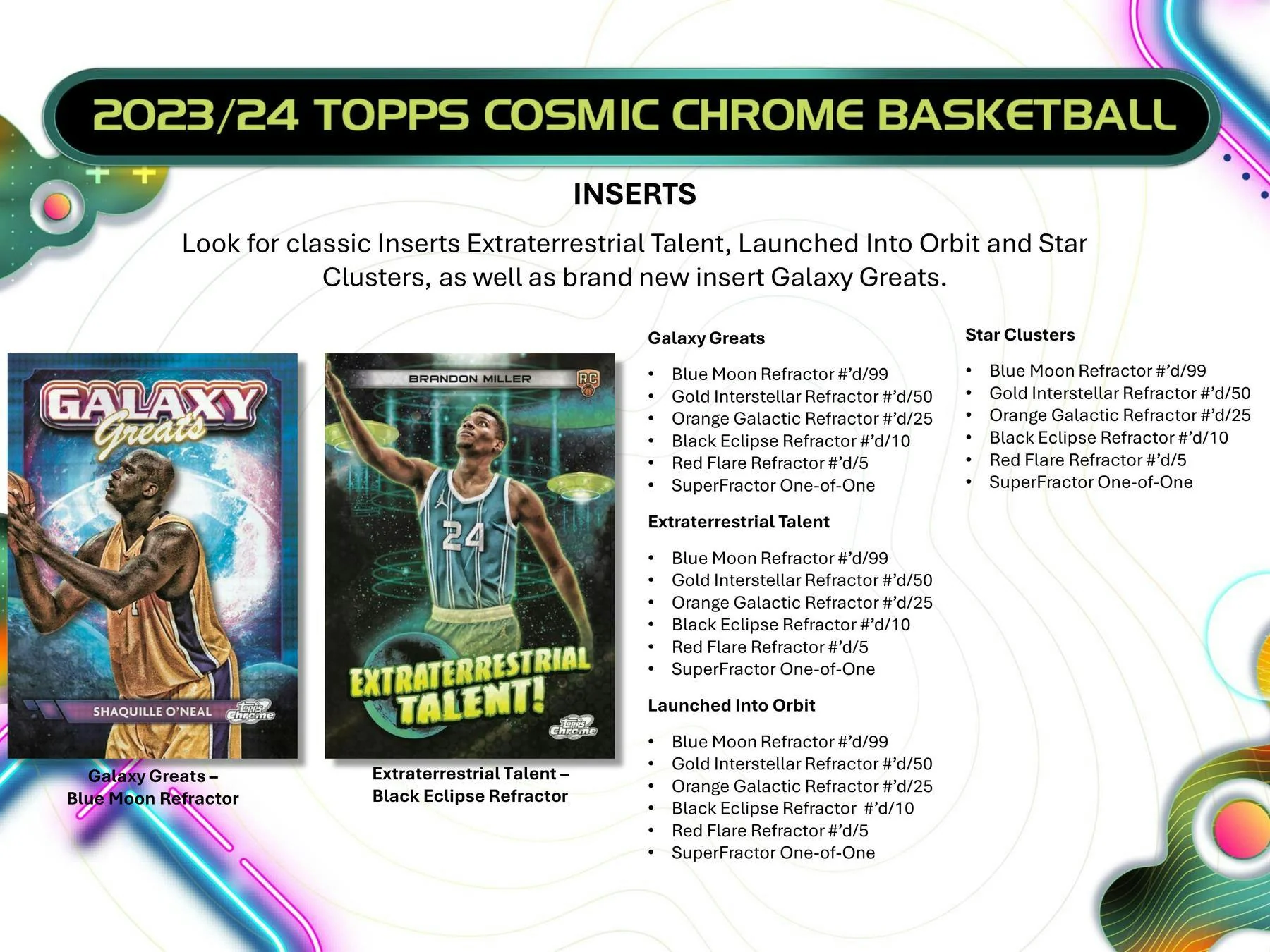 2023-24 Topps Cosmic Chrome Basketball Hobby Box - Image 4