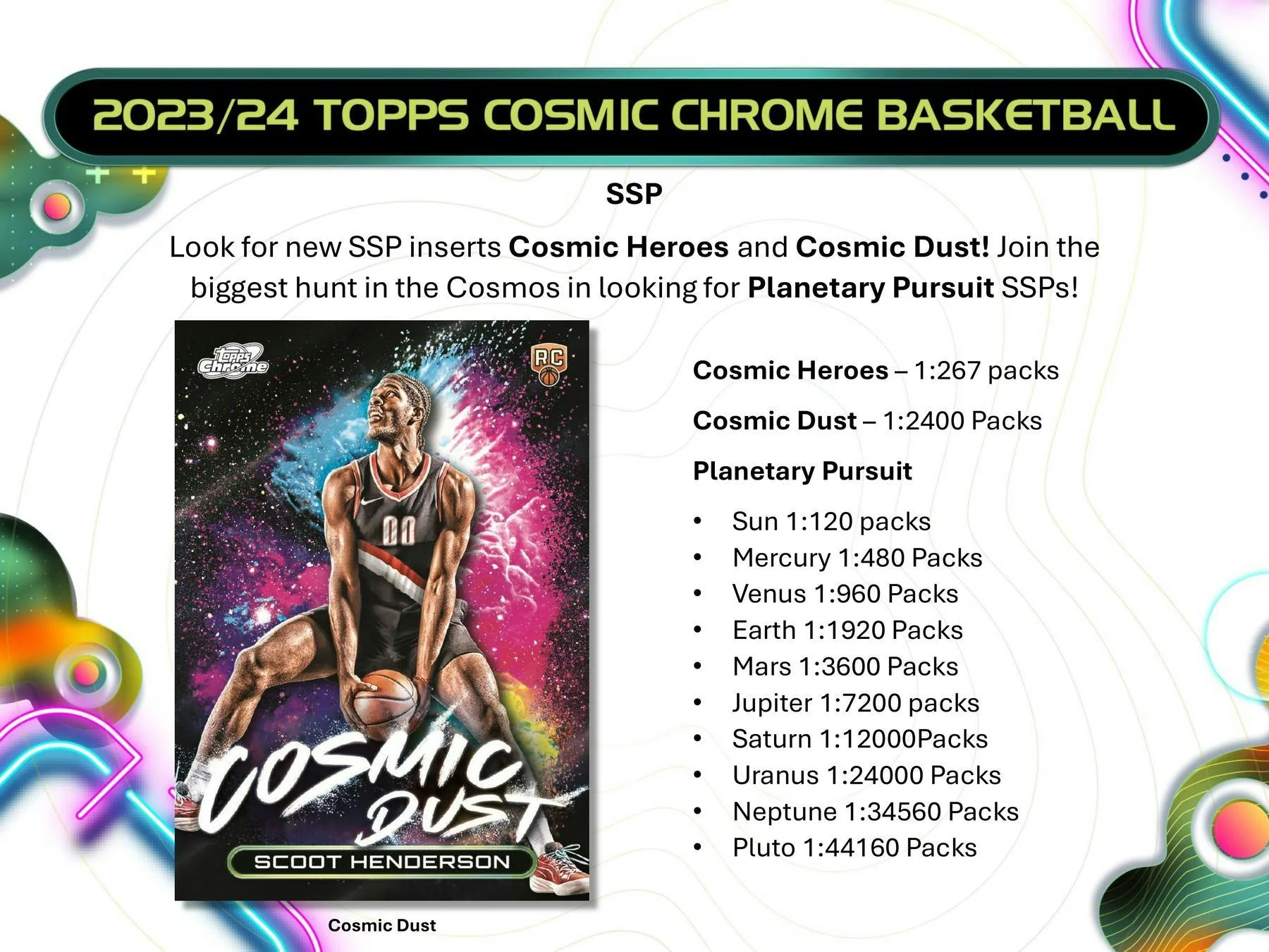 2023-24 Topps Cosmic Chrome Basketball Hobby Box - Image 5