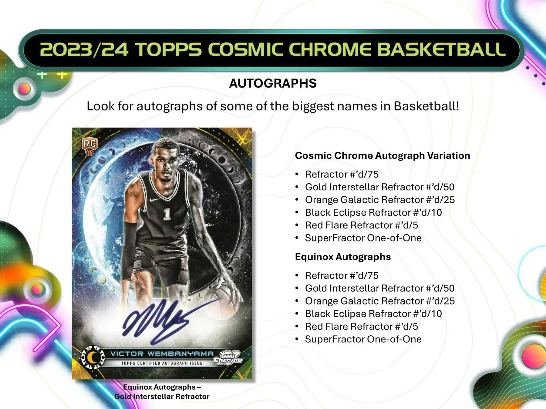 2023-24 Topps Cosmic Chrome Basketball Hobby Box - Image 6
