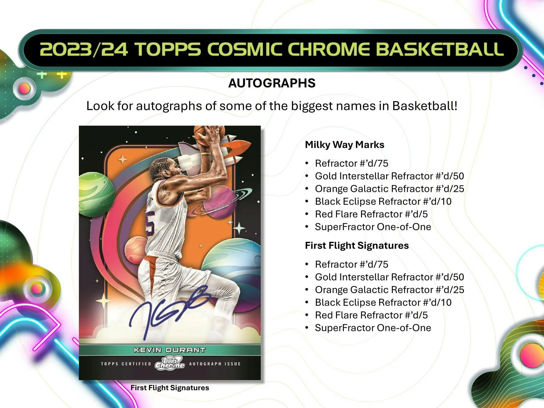 2023-24 Topps Cosmic Chrome Basketball Hobby Box - Image 7