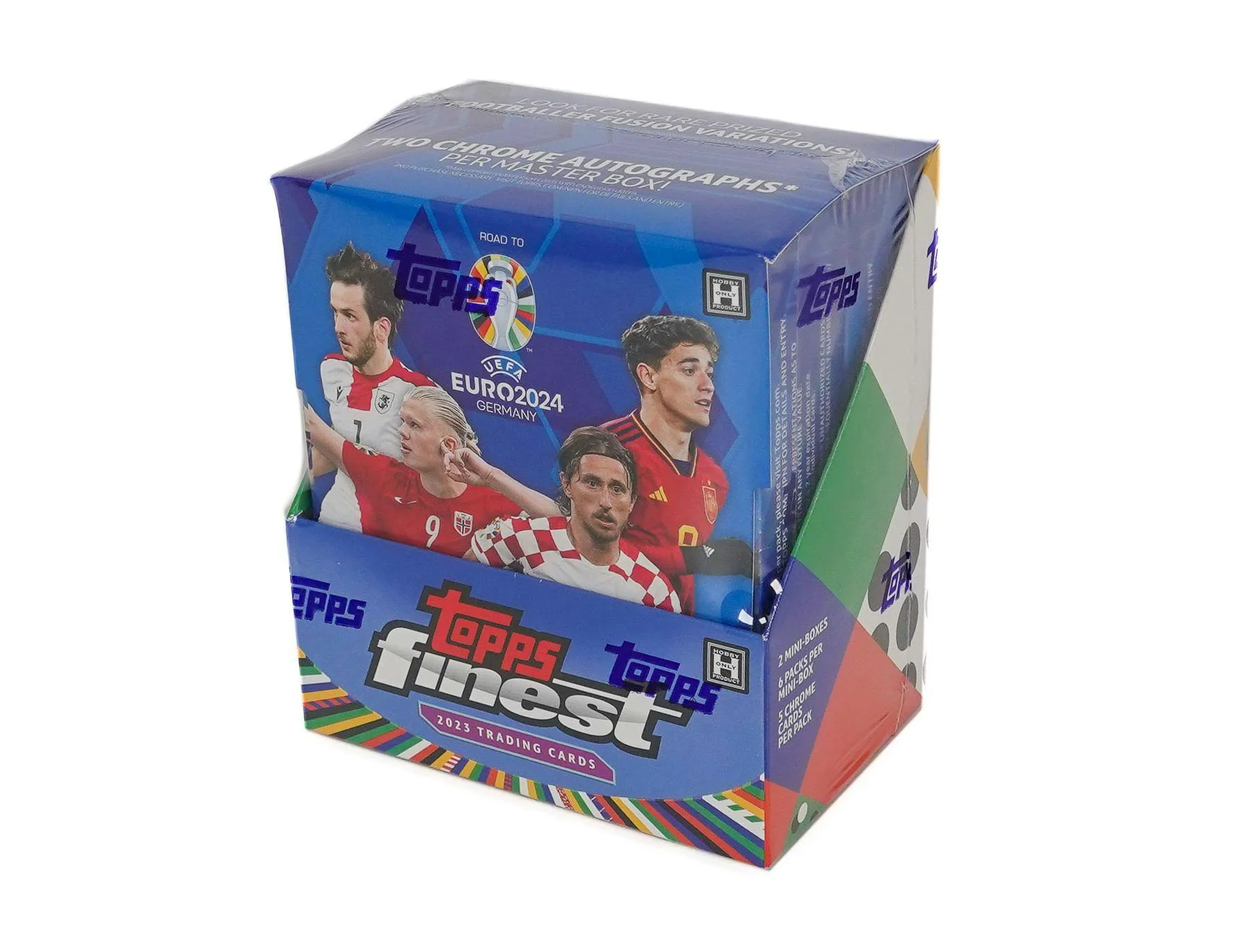 2023-24 Topps Finest Road to UEFA Euro Soccer Hobby Box - Image 2