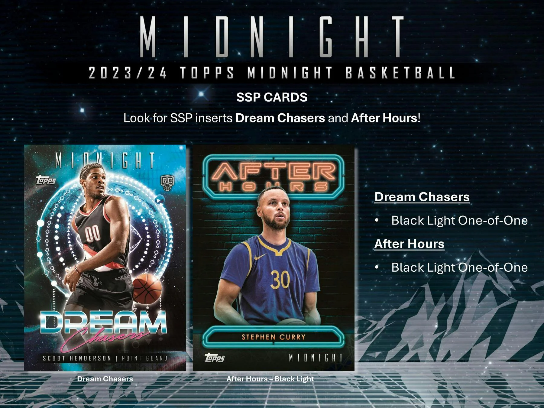 2023-24 Topps Midnight Basketball Hobby Box - Image 6