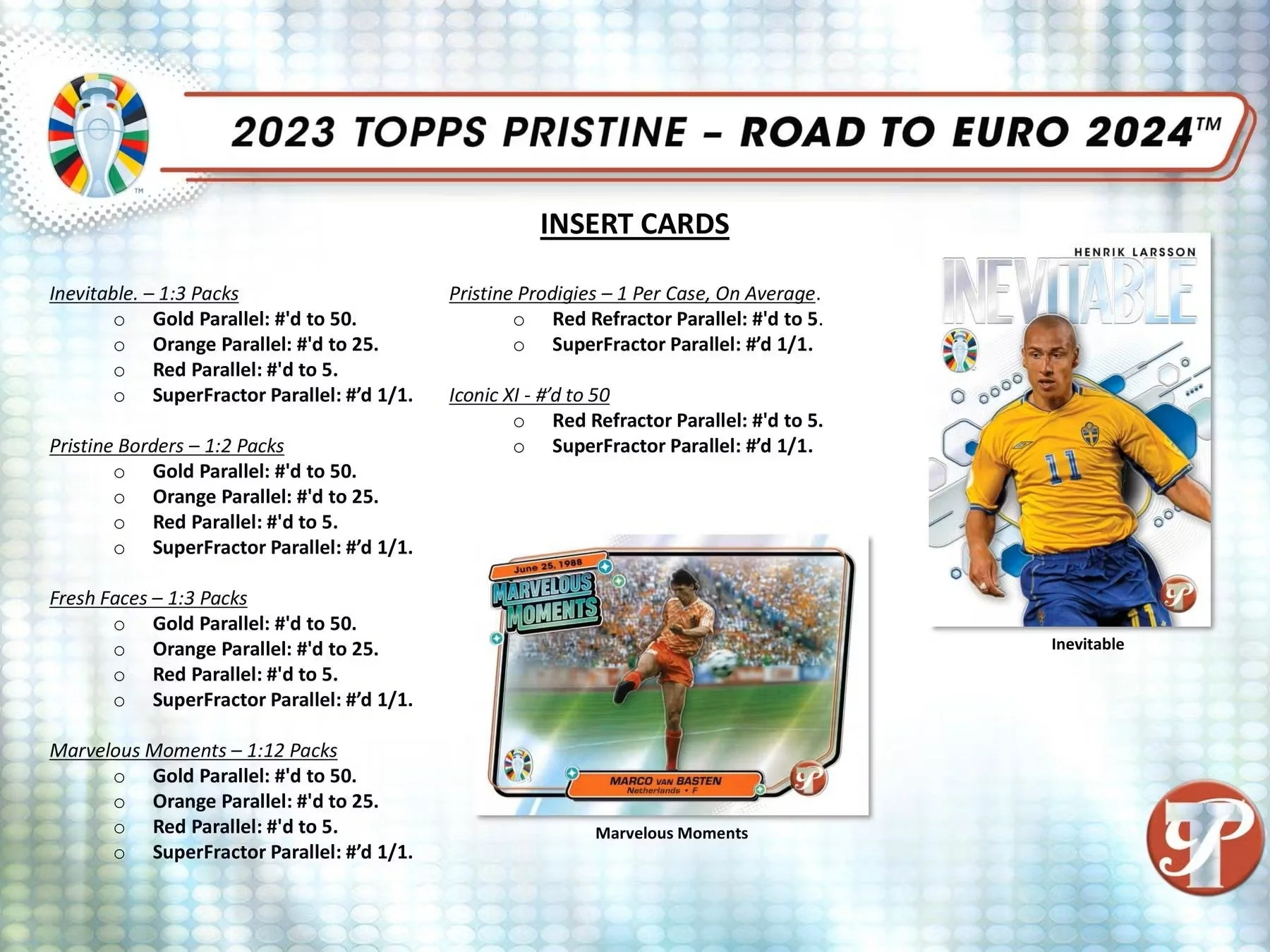 2023-24 Topps Pristine Road to Euros Soccer Hobby Box - Image 5