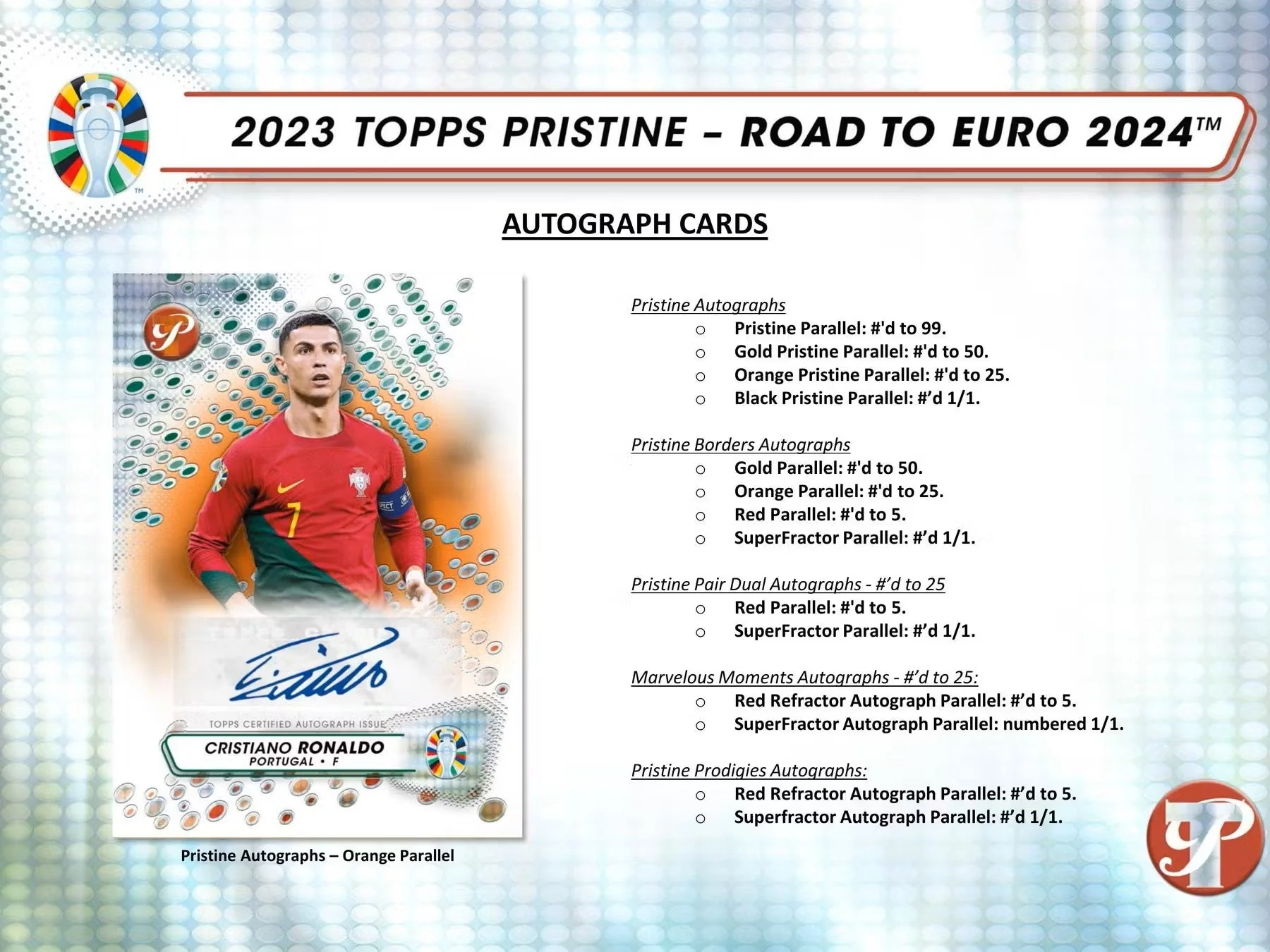 2023-24 Topps Pristine Road to Euros Soccer Hobby Box - Image 6