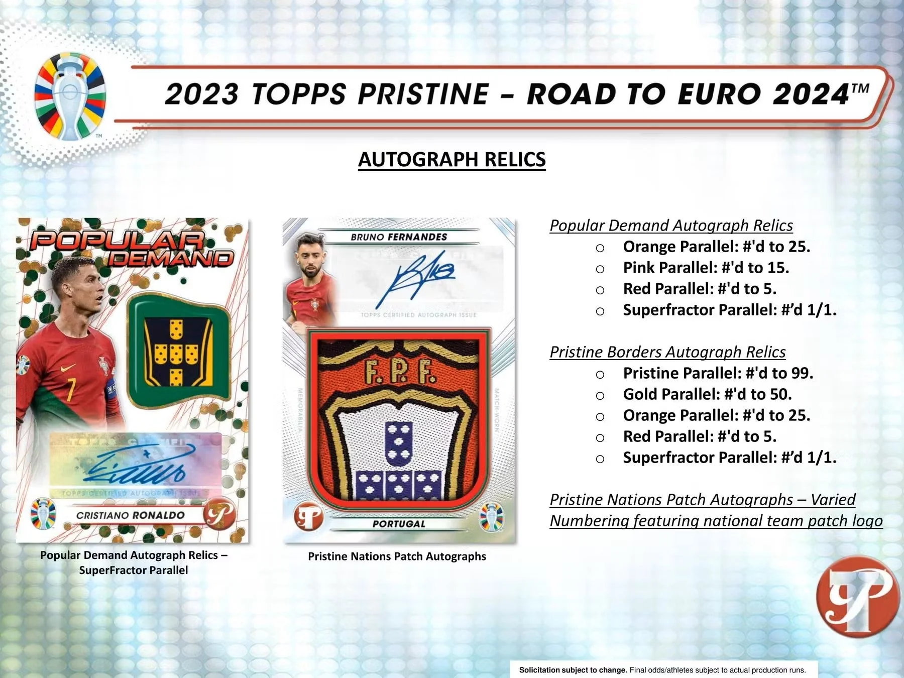 2023-24 Topps Pristine Road to Euros Soccer Hobby Box - Image 7