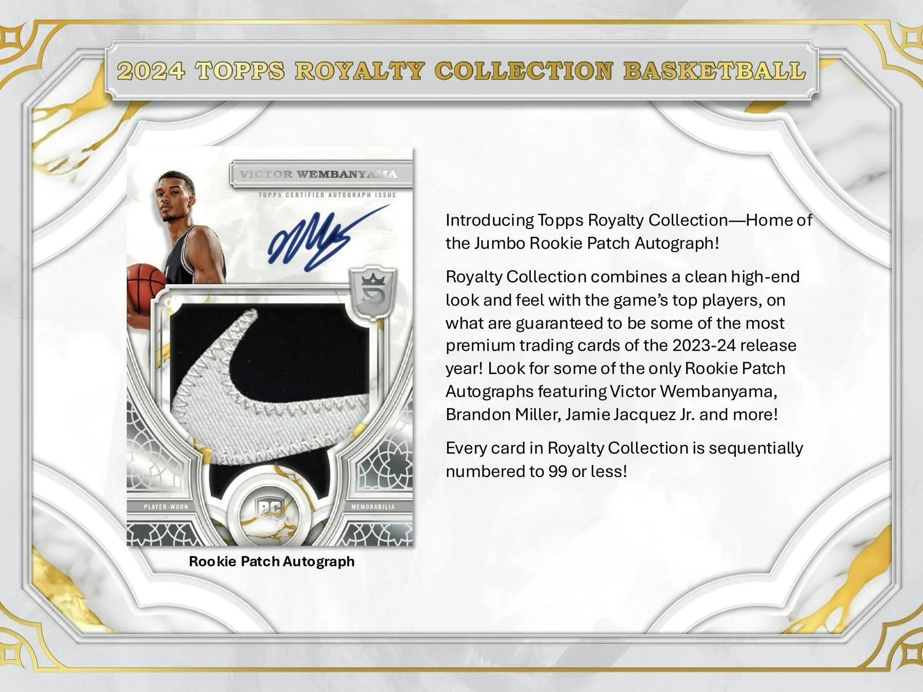 2023-24 Topps Royalty Basketball Hobby Box | Columbia Sports Cards - Image 3