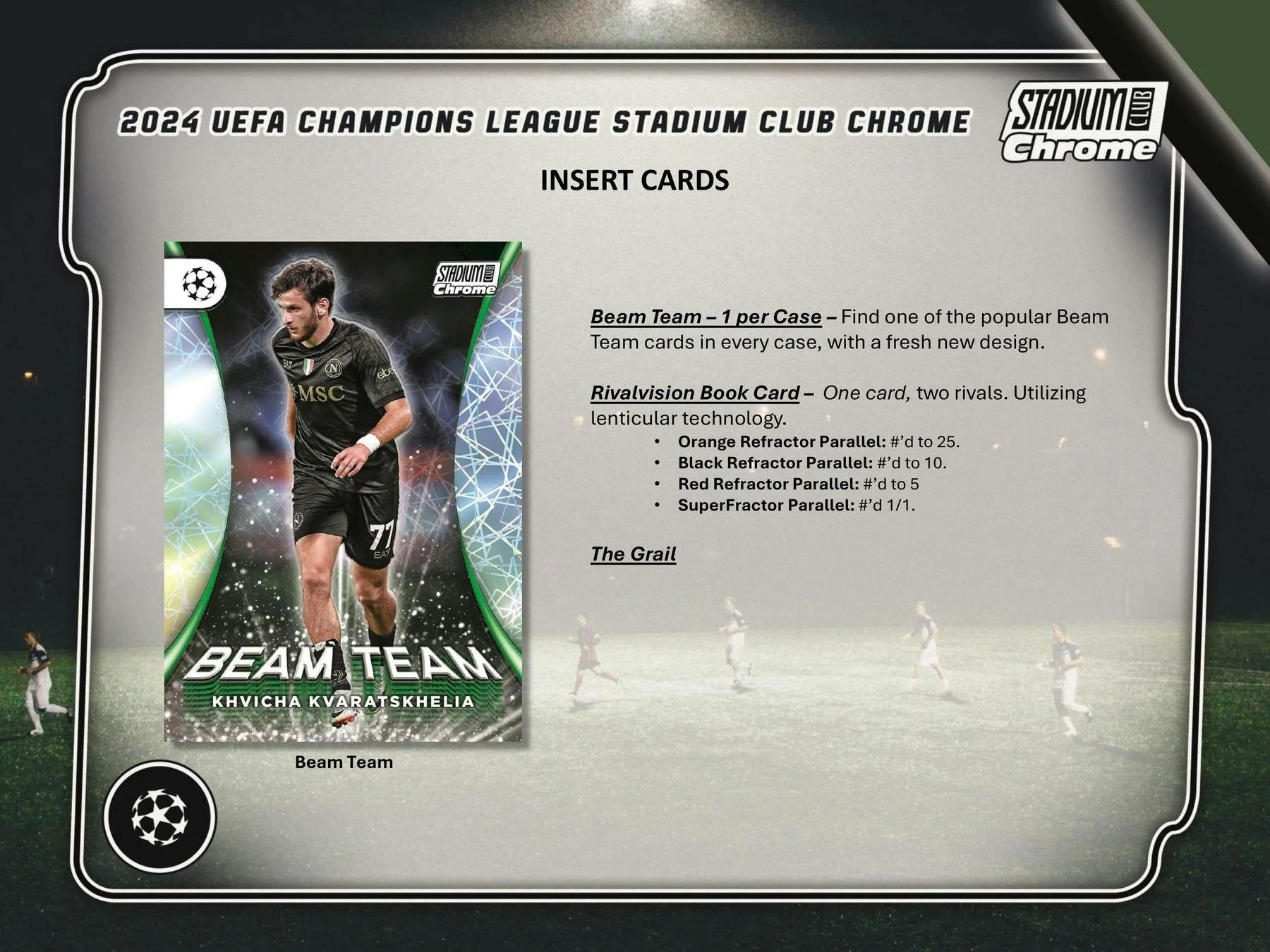 2023-24 Topps Stadium Club Chrome UEFA Club Competitions Soccer Hobby Box - Image 6
