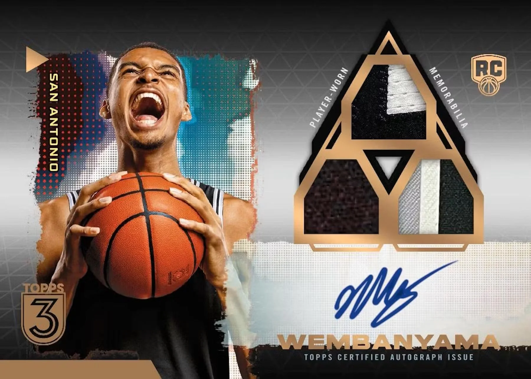 2023-24 Topps Three Basketball Hobby Box - Image 8