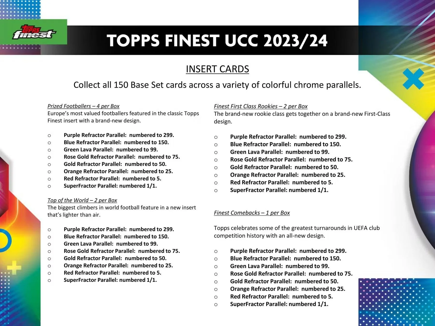2023-24 Topps UEFA Club Competitions Finest Soccer Hobby Box - Image 4