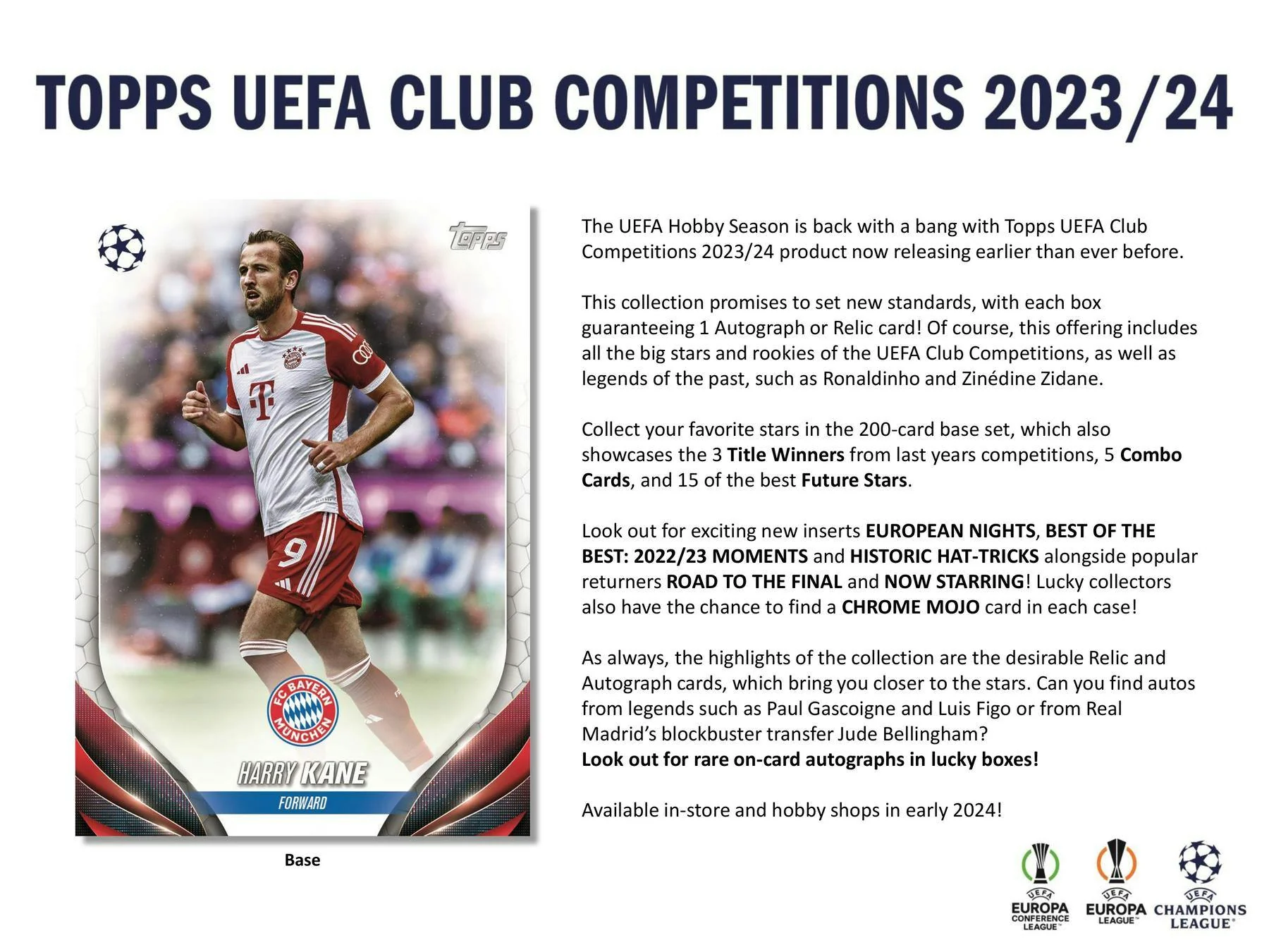 2023-24 Topps UEFA Club Competitions Soccer Hobby Box - Image 3