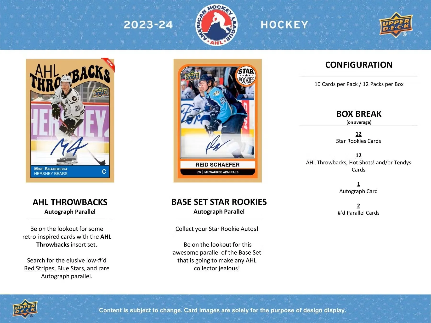 2023/24 Upper Deck AHL Hockey Hobby Box - Image 5