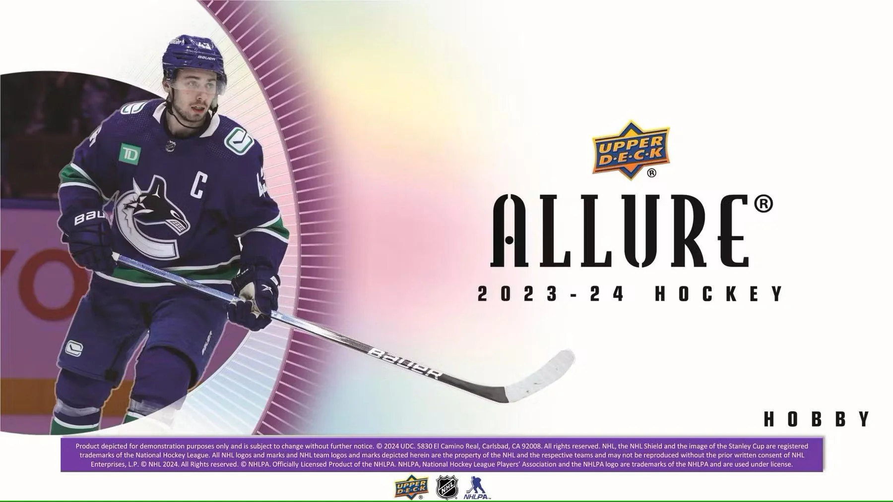 2023/24 Upper Deck Allure Hockey Hobby Box | Columbia Sports Cards - Image 3